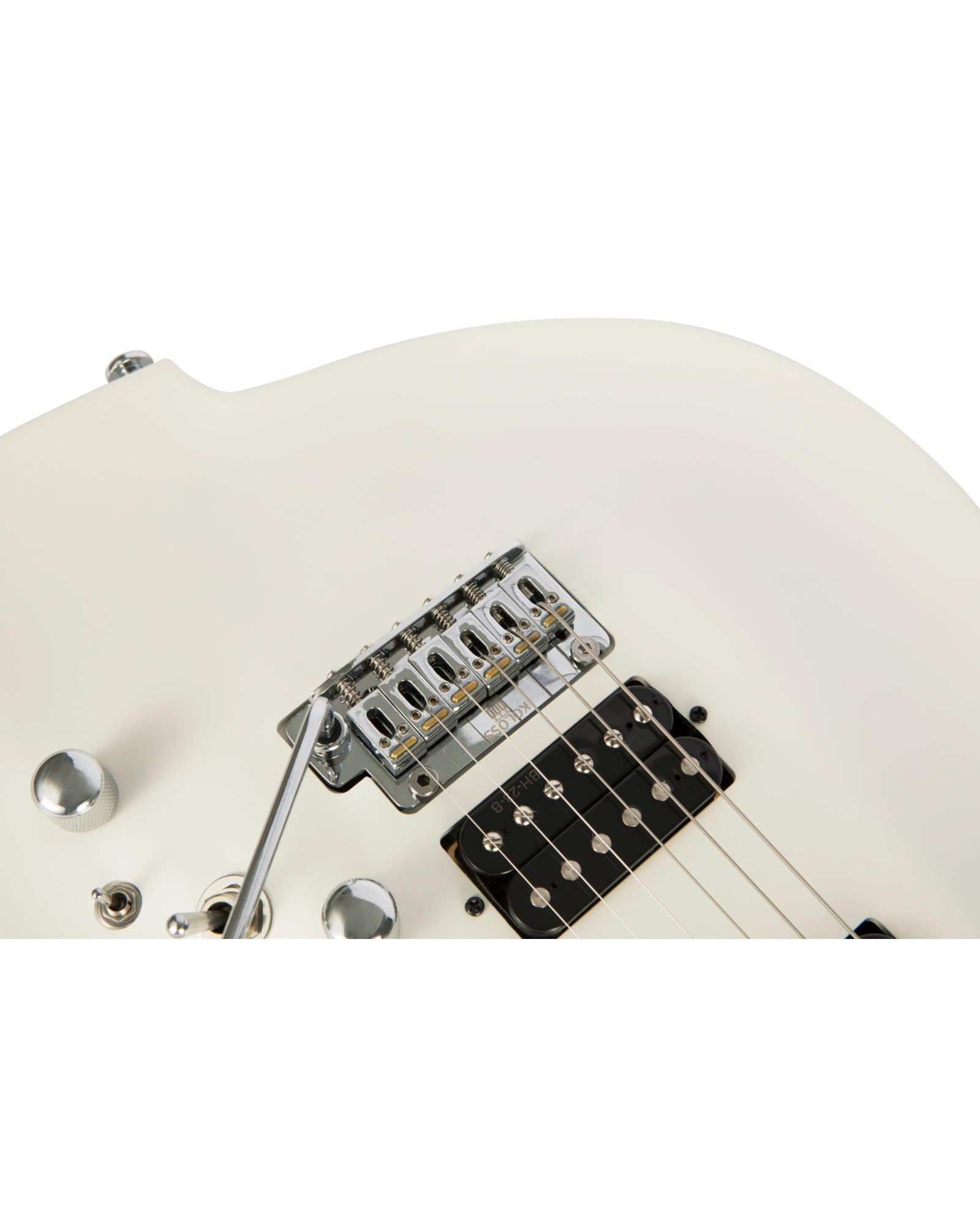 Koloss GT45P Electric Guitar with Chambered Aluminum Body - Black/White/Blue/Natural