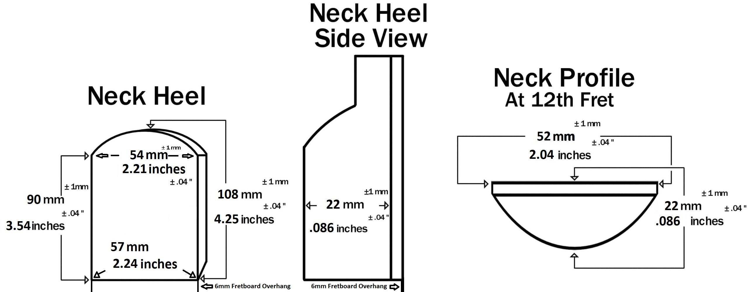 Haze HSTL19120GN1B Electric Guitar Neck (TL Neck)