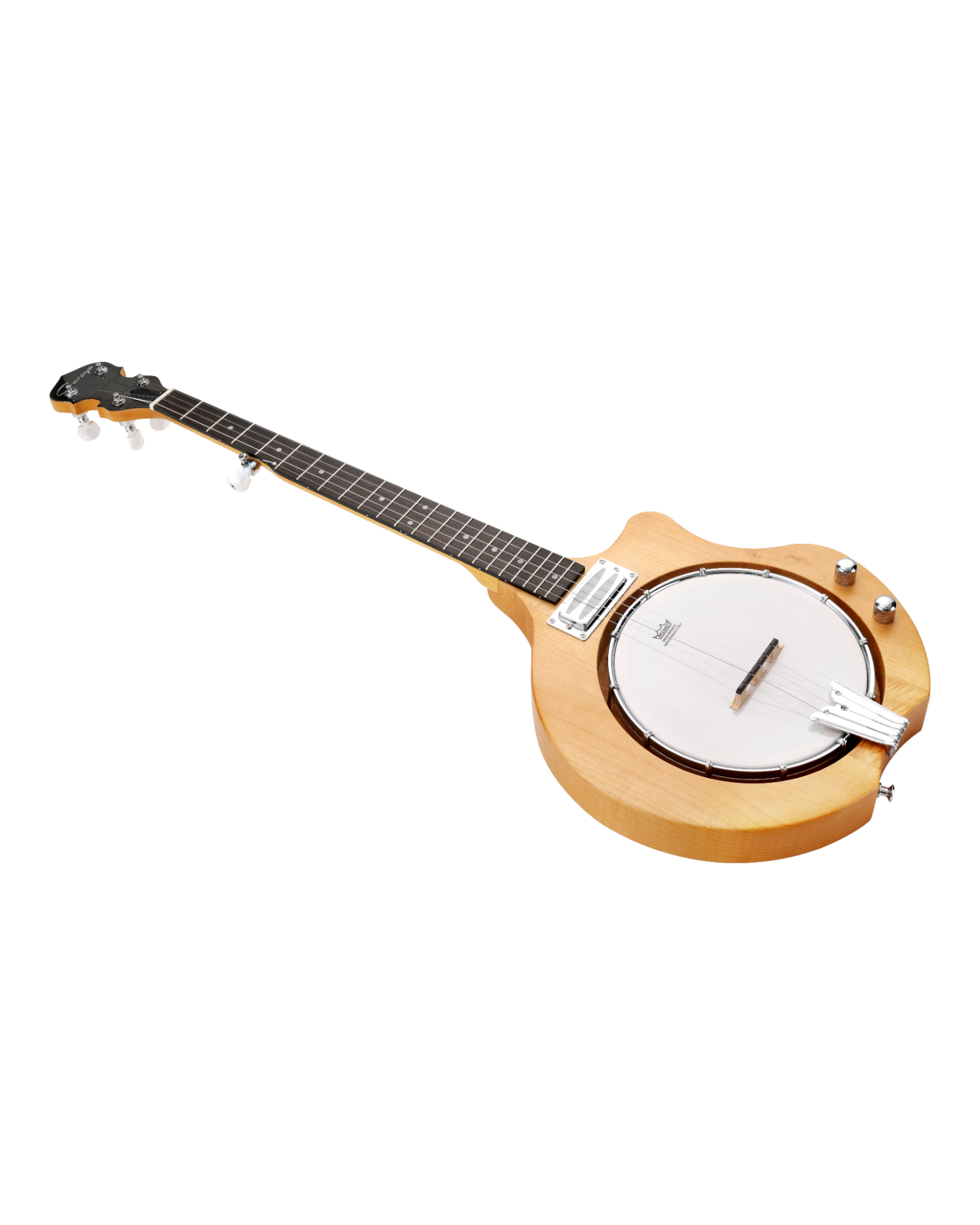 Caraya BJ60 5-String Electric-Acoustic Mountain Banjo – Ceramic Pickups, Double Rods