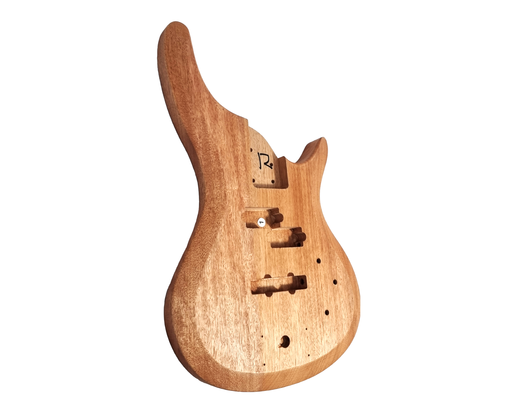 Solid Mahogany Electric Bass Guitar DIY - 325BODY (Body Only)