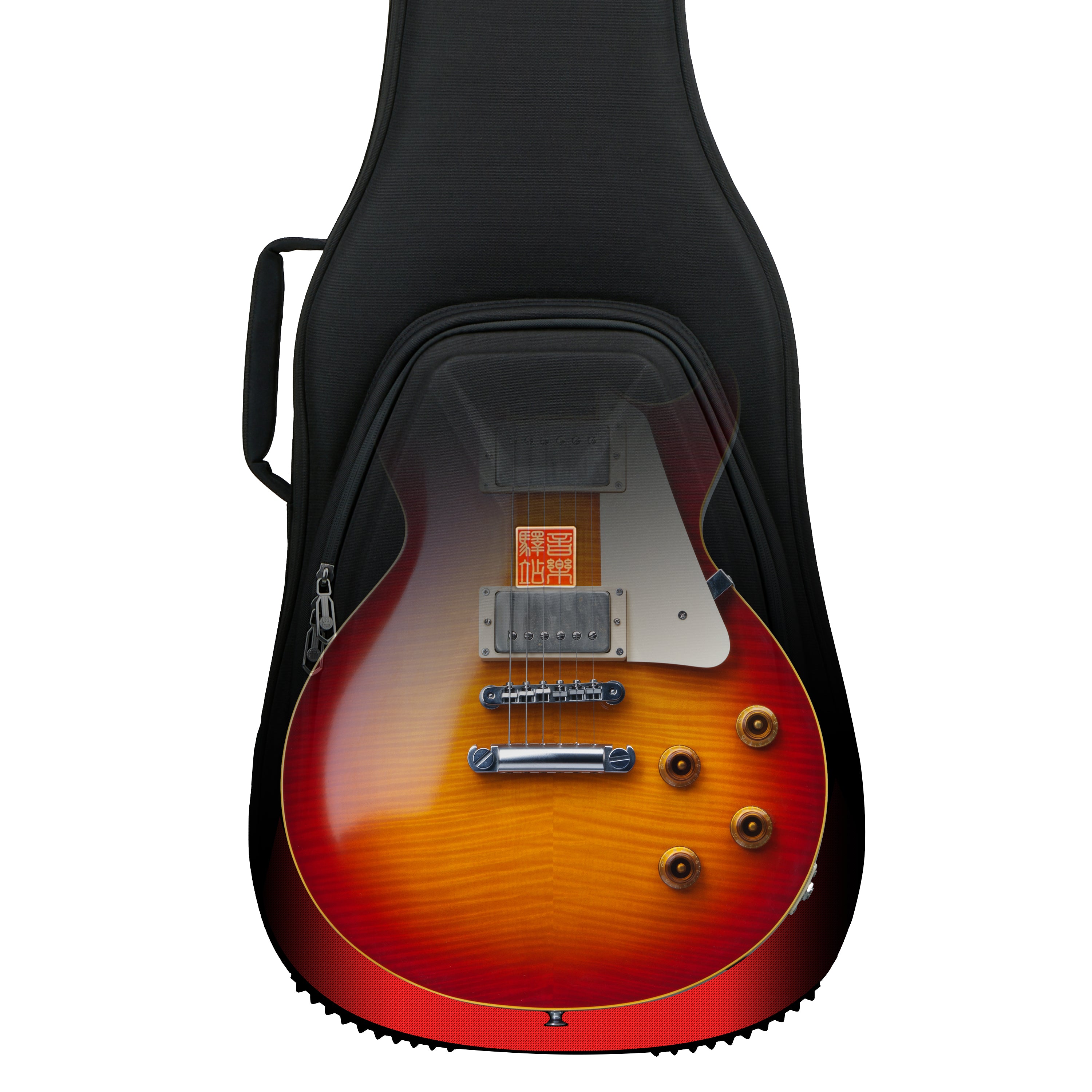 Music Area WIND20 PRO 30mm Padded Weather-Proof Electric Guitar Gig Bag w/ ABS Hard Shell Reinforcements - WIND20PROEGBLK