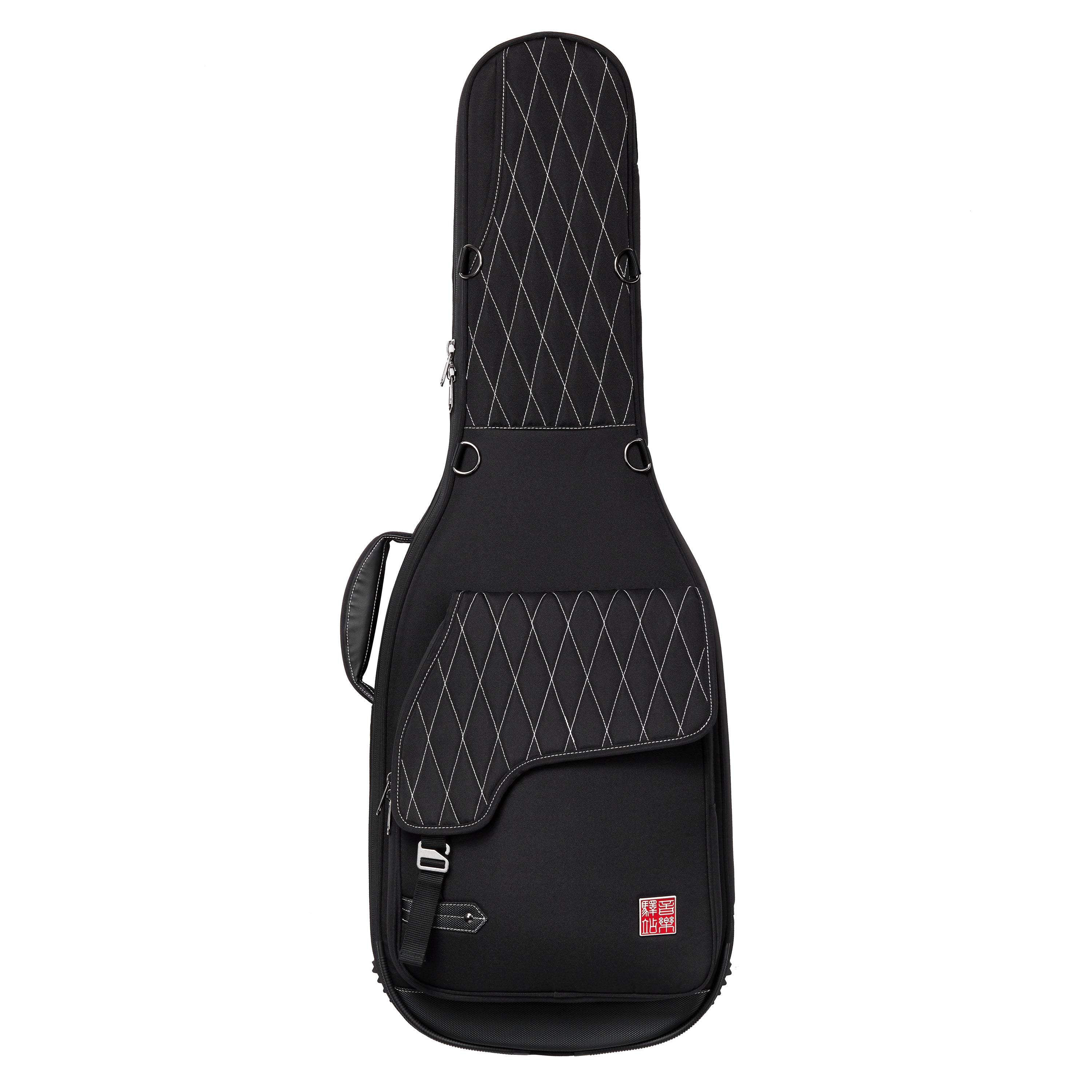 Music Area RB30 30mm Padded Weather-Proof Electric Guitar Gig Bag w/ Detachable Isothermic Bag - RB30EGBLK
