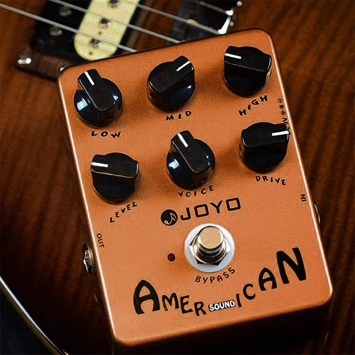 (PREORDER : EST LATE SEPT 2026) Joyo JF14 "American Sound" American-Style Tube Amp Simulator Pedal w/ 3-Band EQ