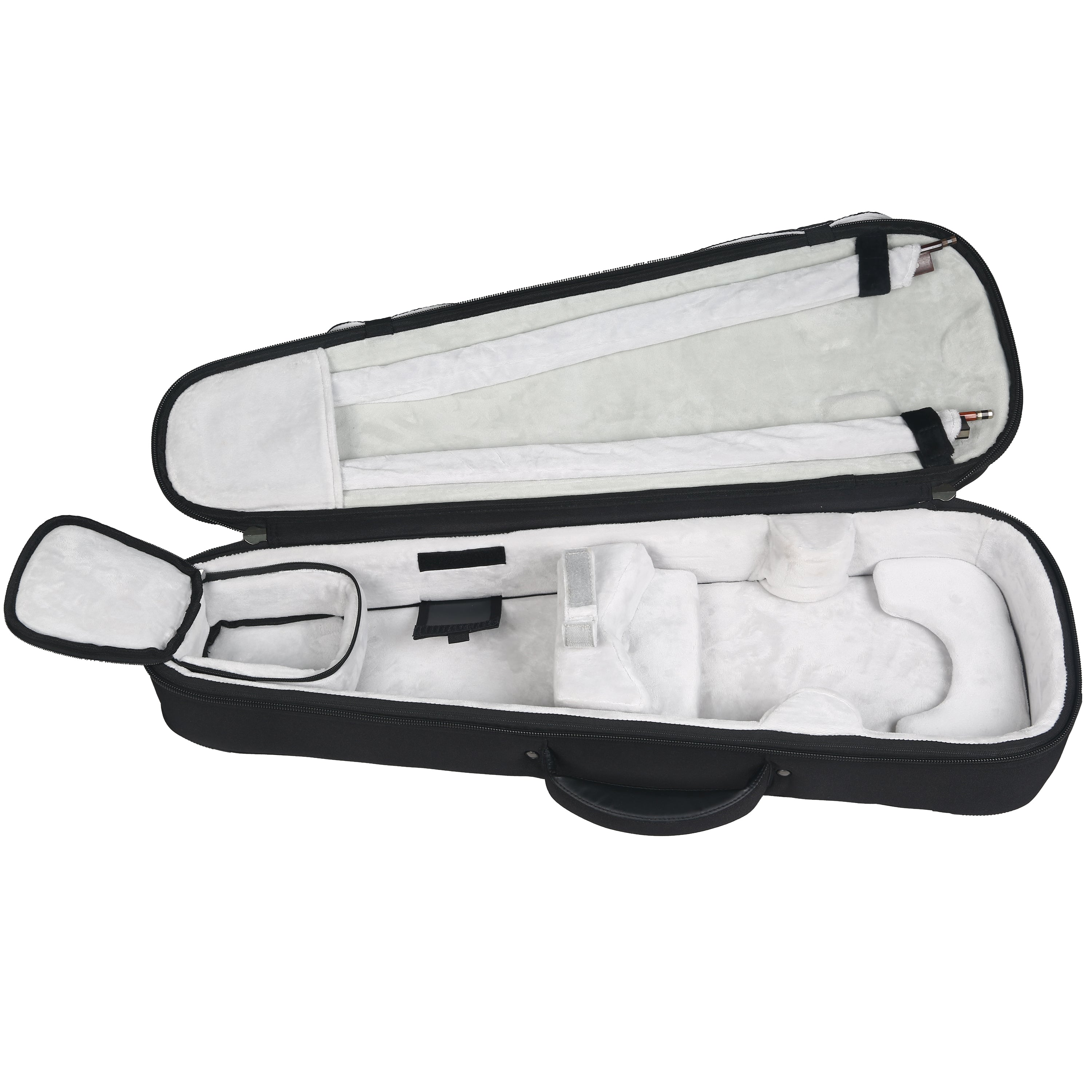 Music Area AA31 30mm Padded Weather-Proof Reinforced ABS Hard Shell Case for 4/4 Size Violin - AA31V44BLK