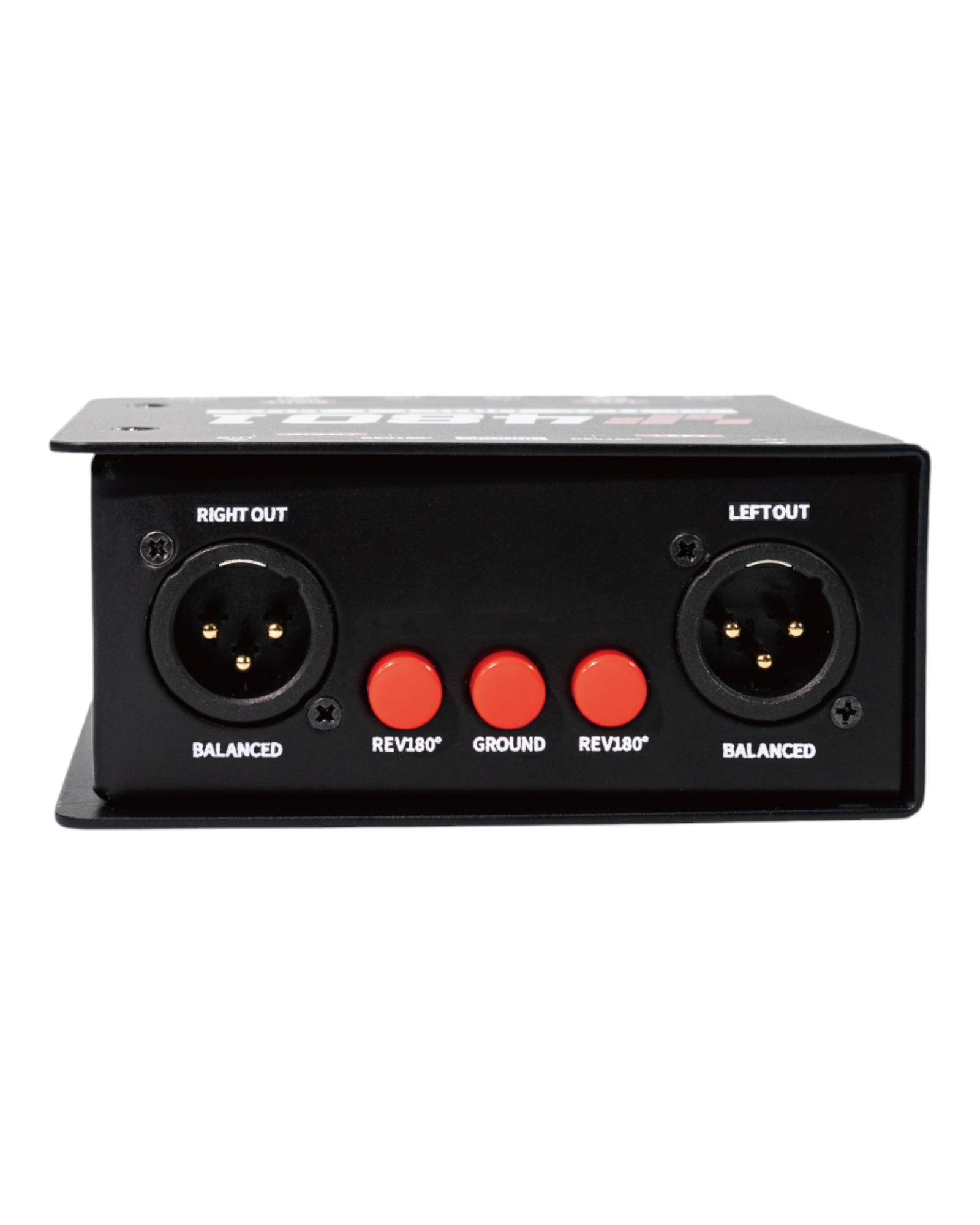 Simplefly Active Dual-Channel 48V Phantom Powered 6.35mm to XLR Recording Signal Direct Injection DI Box w/ REV180° & Ground Lift Switch - SF4801