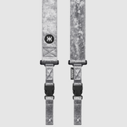AMUMU® SNAPLOCK™ Pro Velvet Silver Guitar Strap - Ultimate Security & Durability for Dynamic Performance