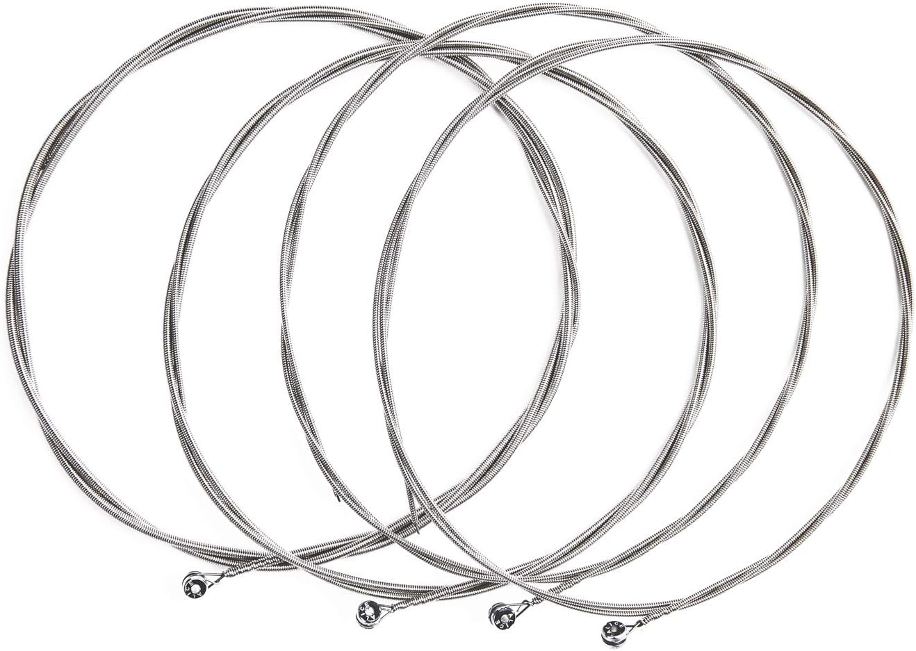 Alice A606M4 Electric Bass Guitar Strings Medium - 4 strings + 3 Picks