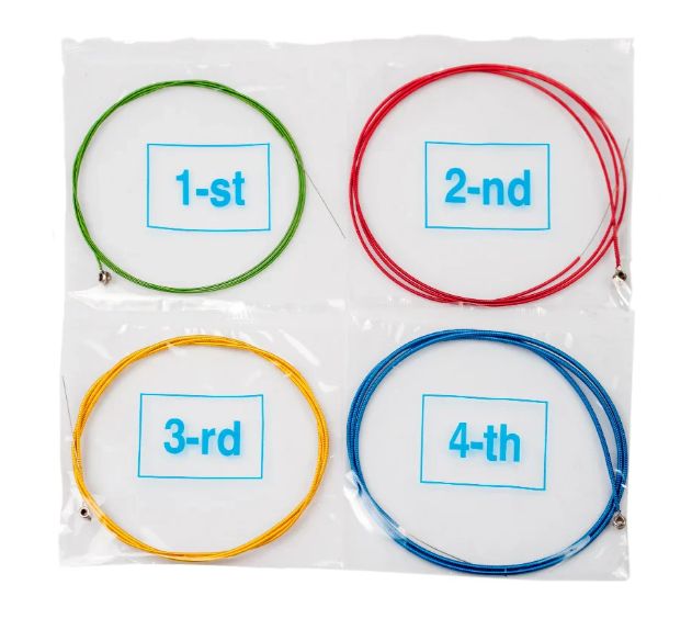 Alice A609C 4-String Electric Bass Guitar Strings,Multi-colored, 0.04~0.095 inch