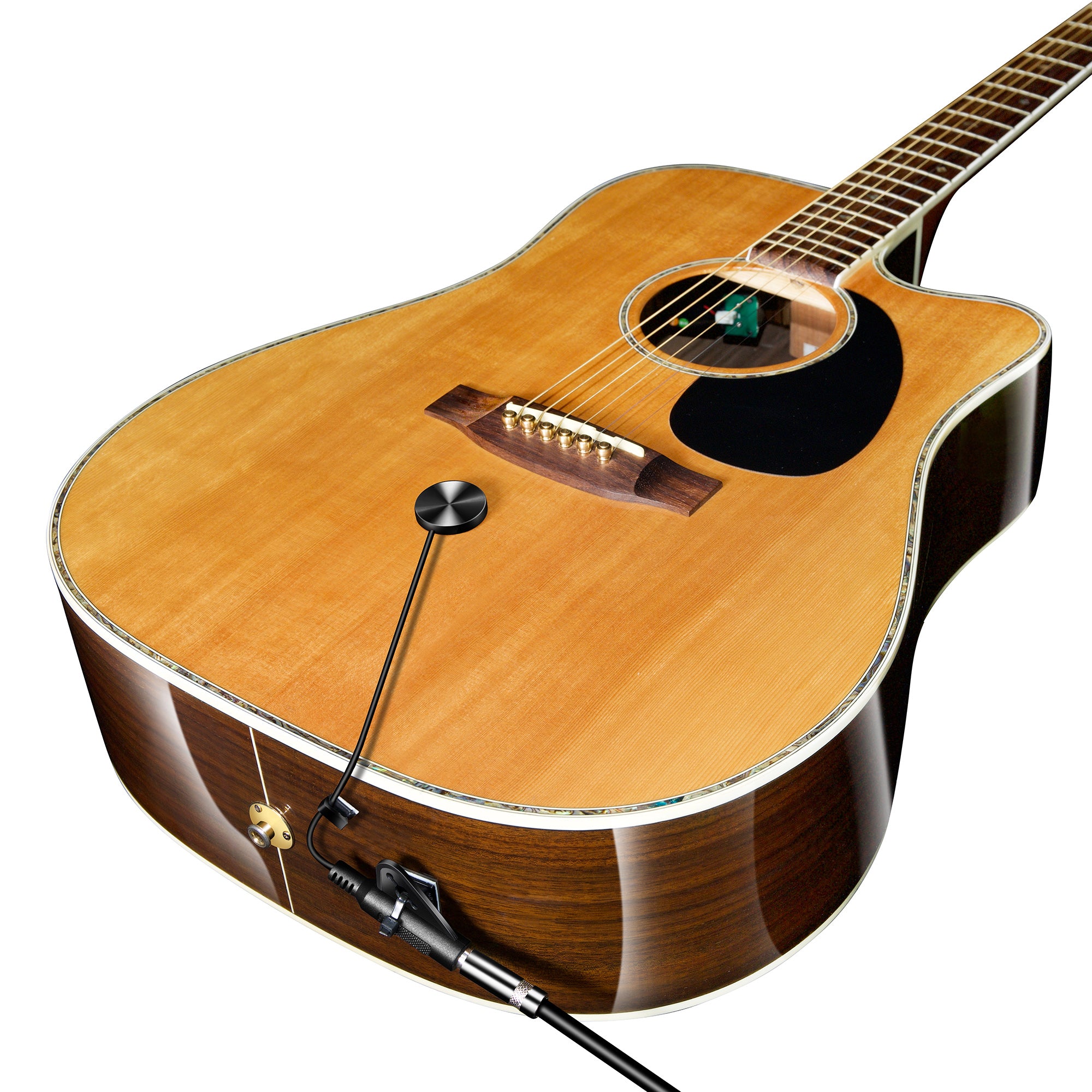 Amumu SBT12 Trans-HD(TM) SoundBoard Transducer Pickup for Acoustic Guitar Bass Ukulele Violin Cajon