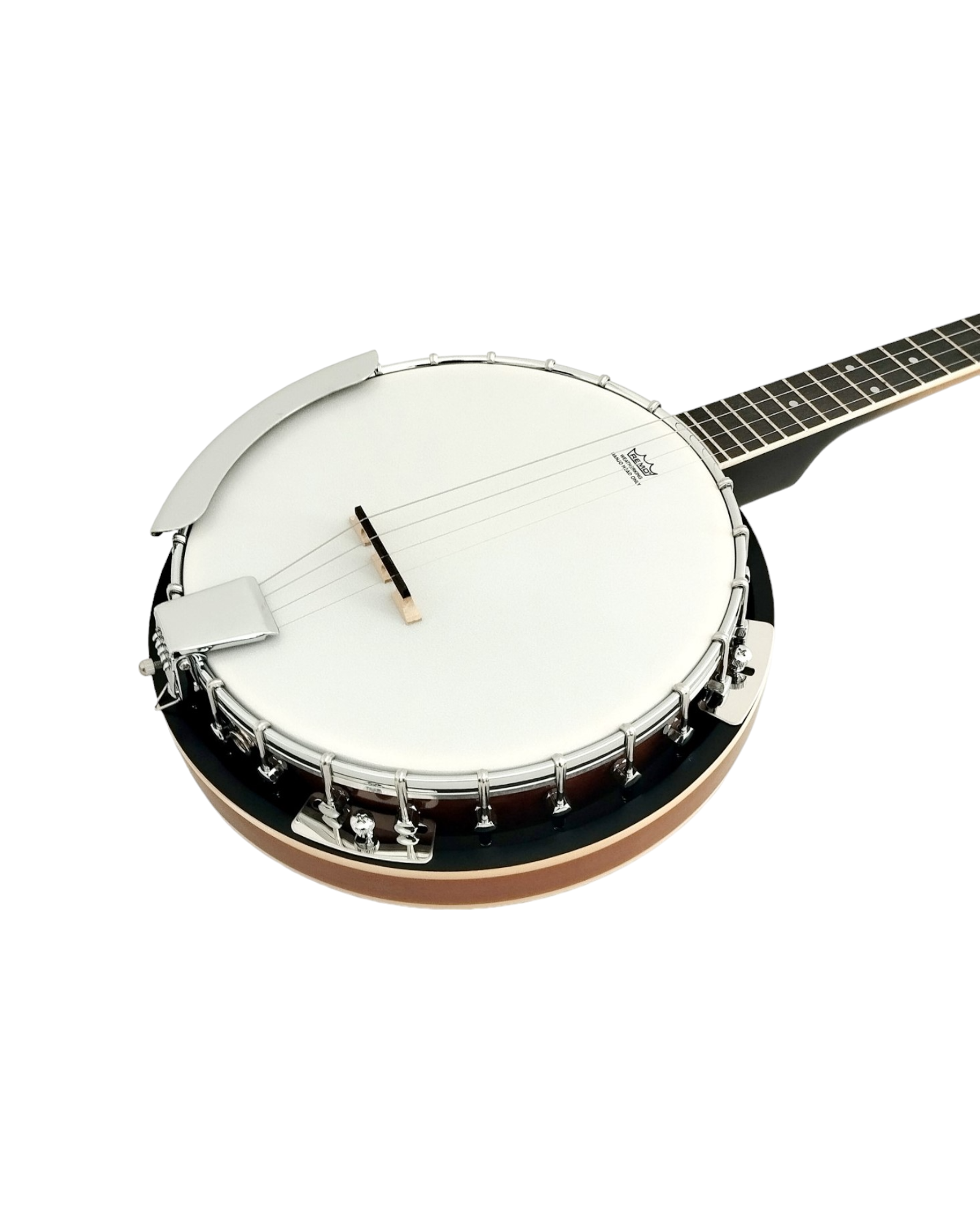 Caraya 4-String Mahogany Body Resonator Tenor Banjo with 19 fret - Natural BJ004EQ2