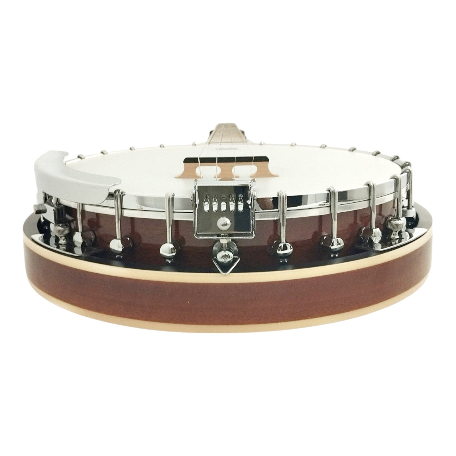 Caraya 4-String Mahogany Body Resonator Tenor Banjo - Natural BJ004