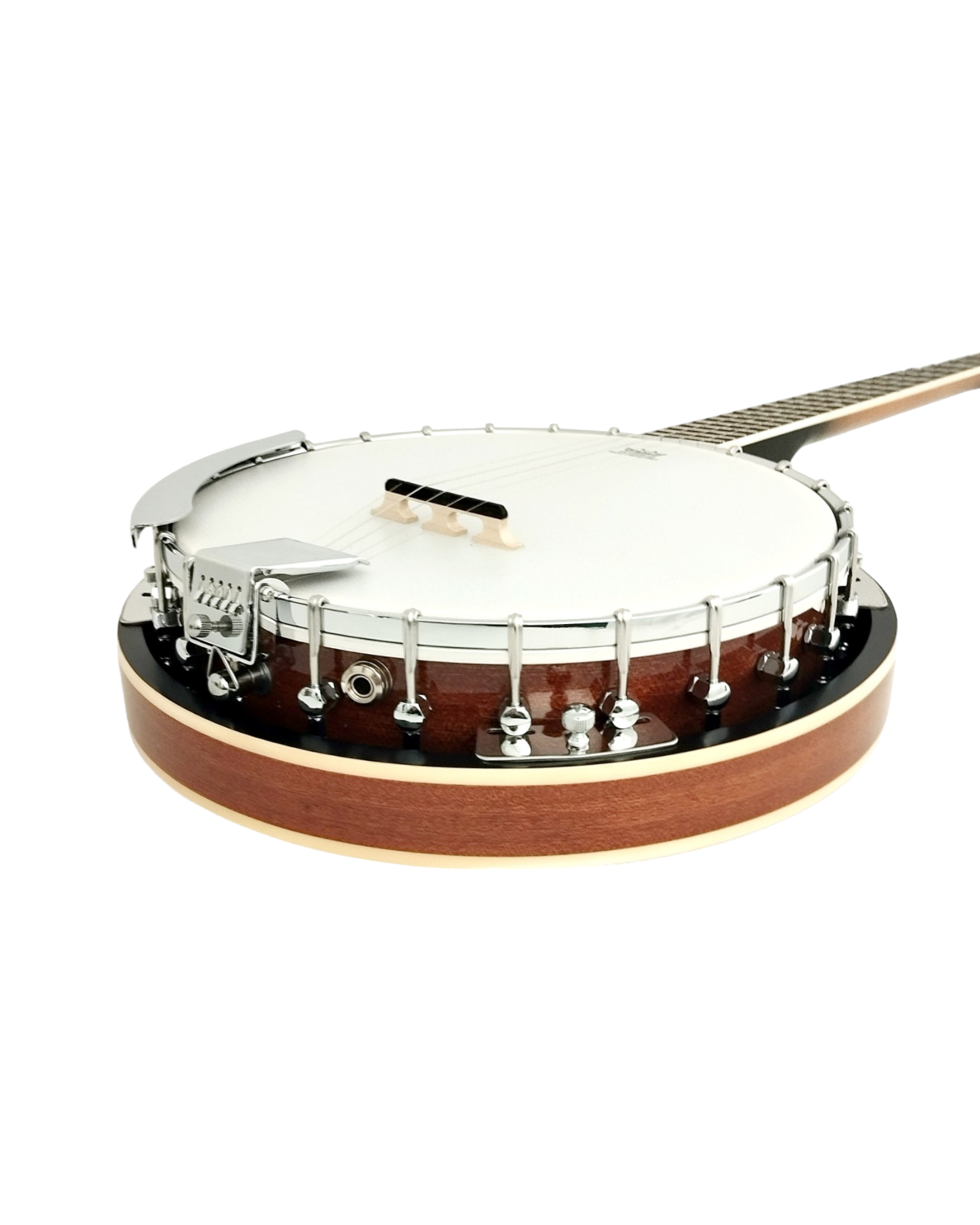 Caraya 5-String Mahogany Body Resonator Banjo - Natural BJ005EQ1
