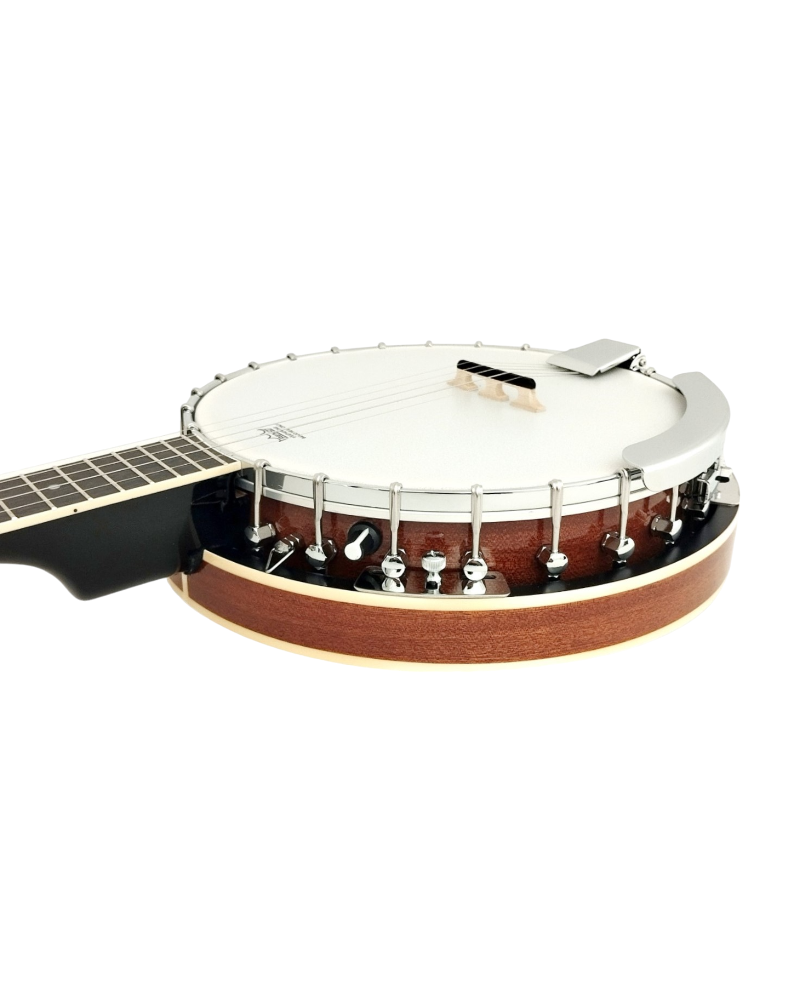 Caraya 5-String Mahogany Body Resonator Banjo - Natural BJ005EQ1