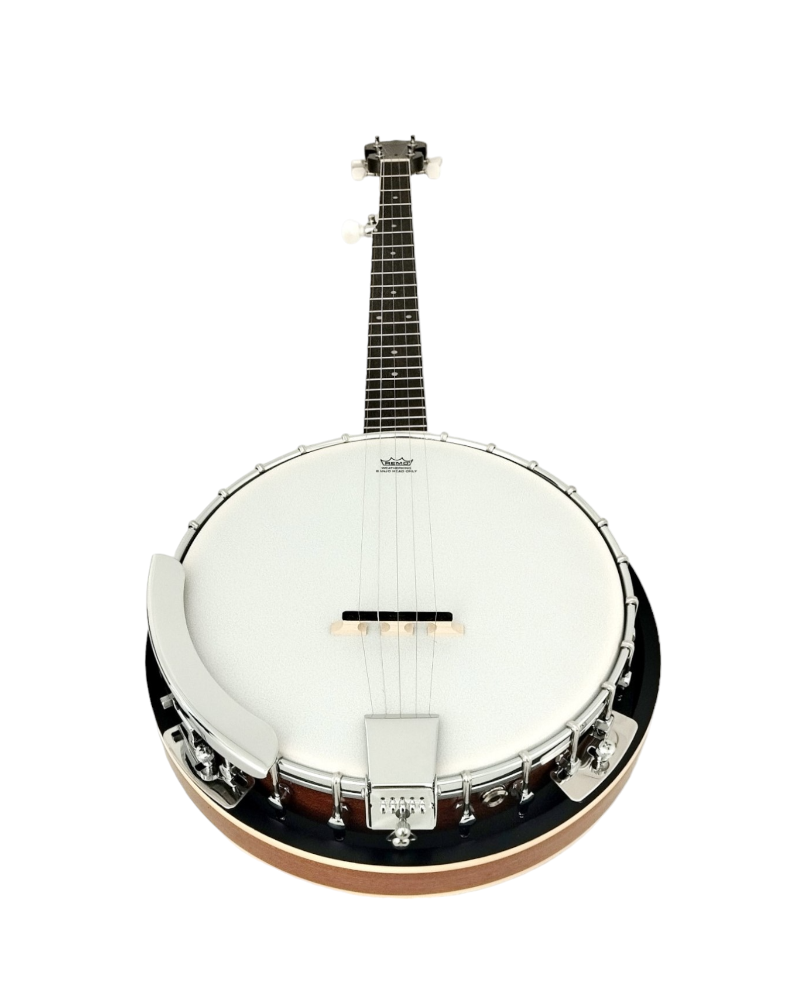 Caraya 5-String Mahogany Body Resonator Banjo - Natural BJ005EQ1