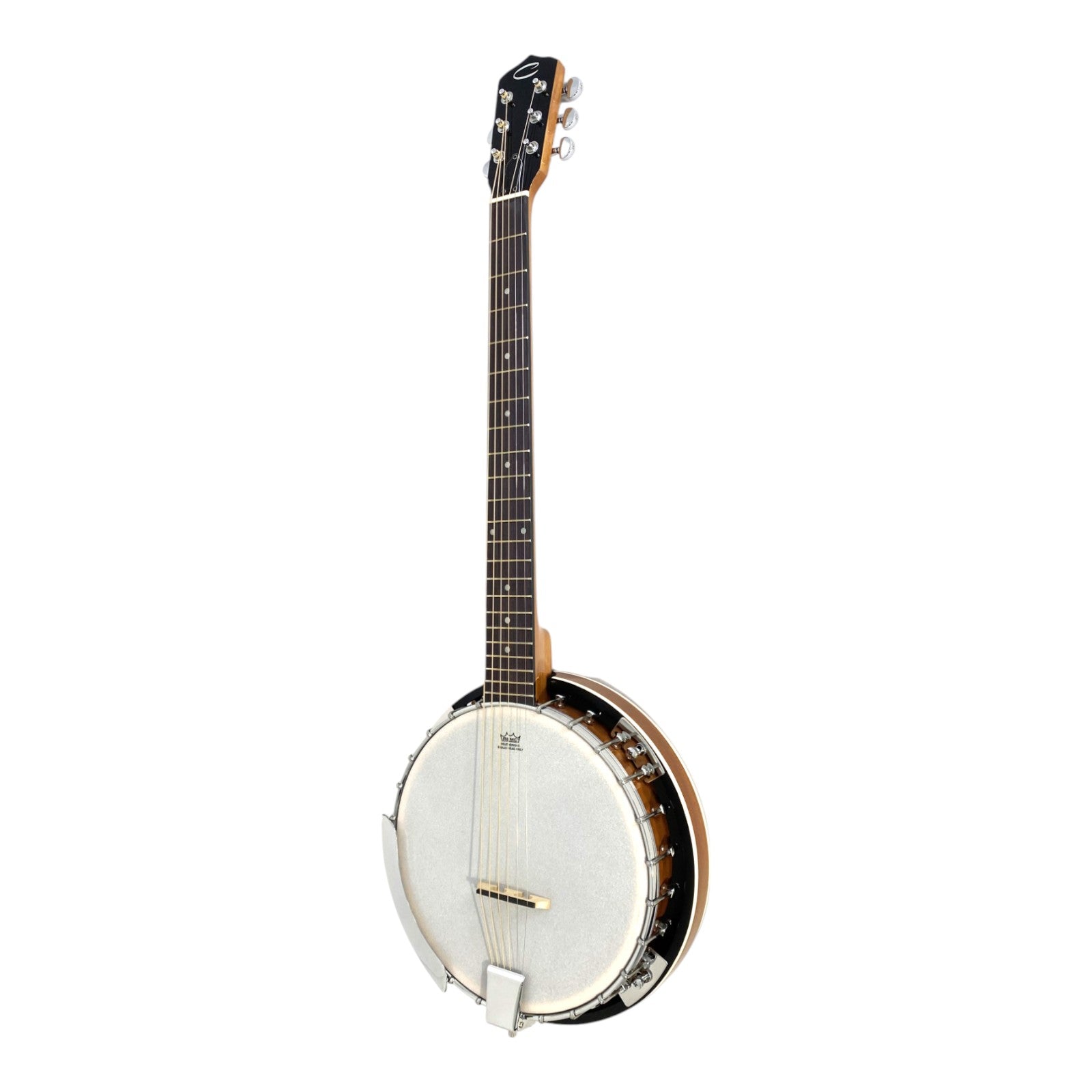 Caraya 6-String Mahogany Body Resonator Banjo - Natural BJ006