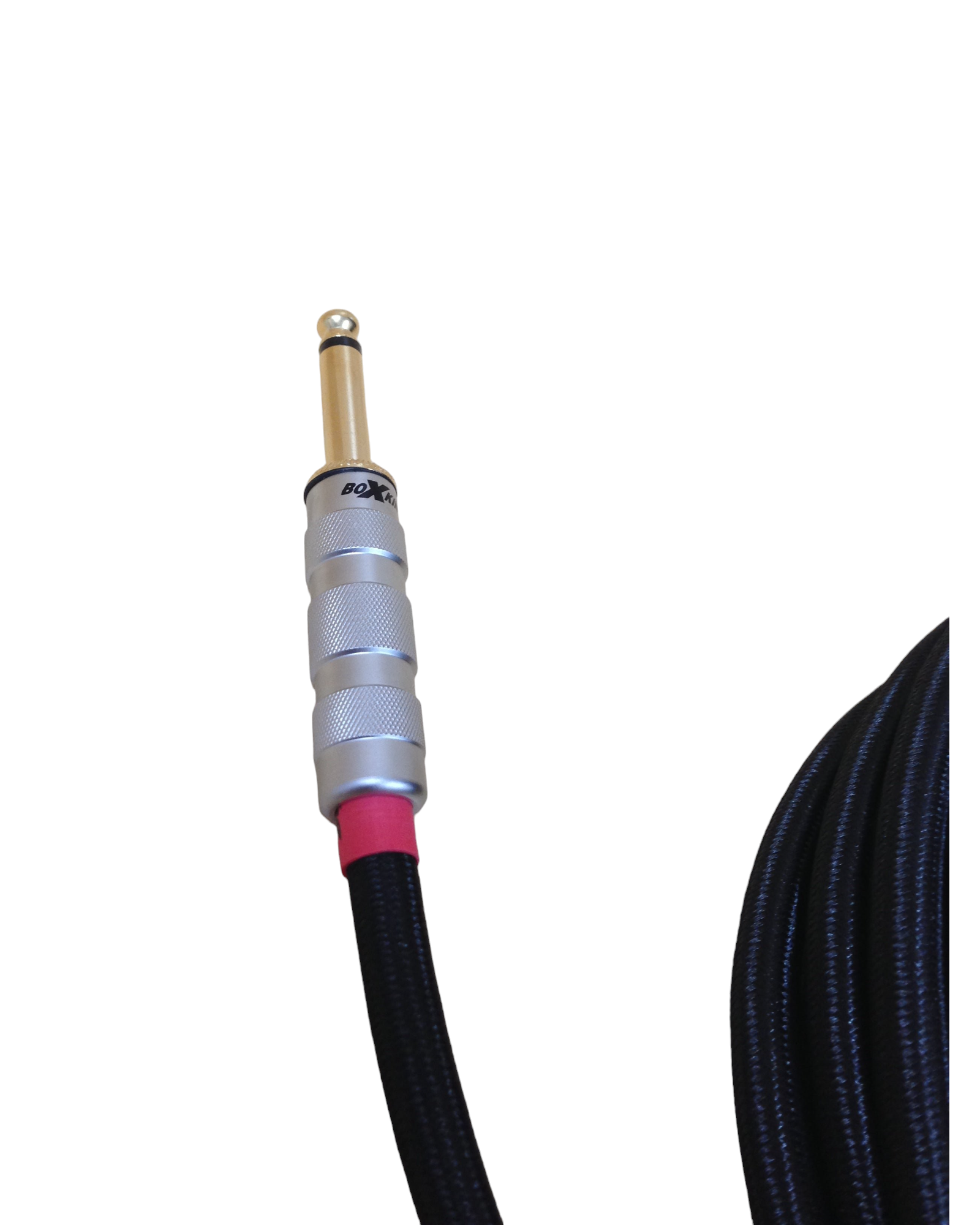 BoxKing OCC Guitar Cable/ Lead, 10FT(3M), All Silver Plated, Straight/ Angled Plugs