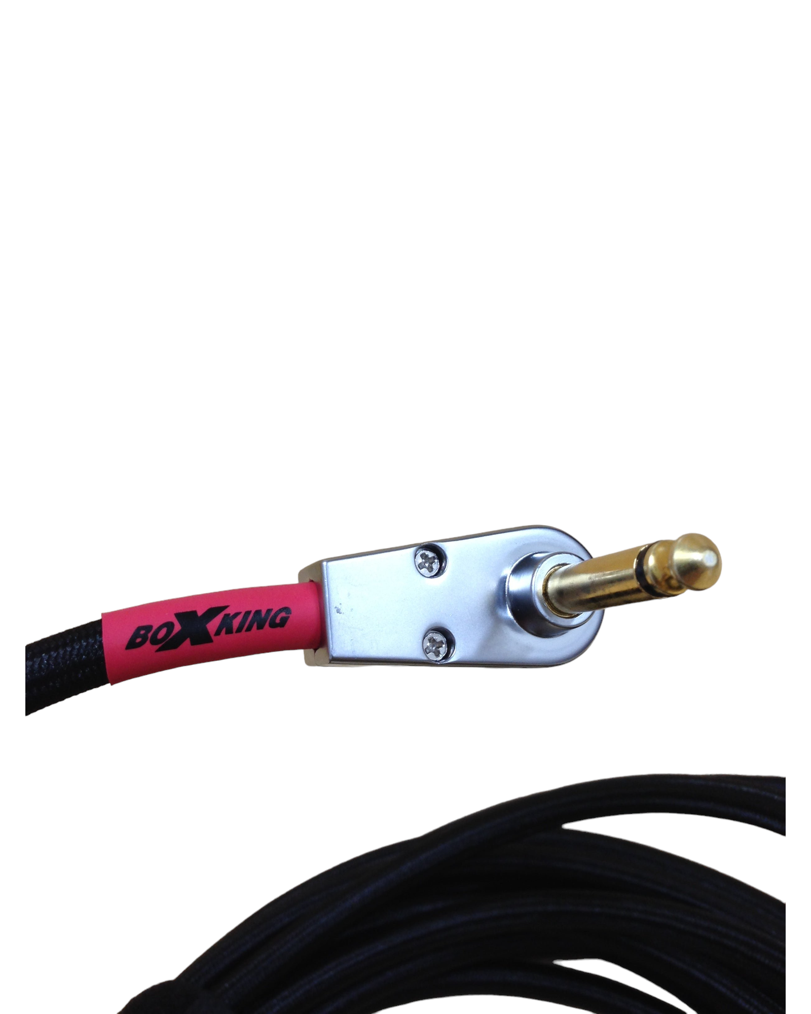 BoxKing OCC Guitar Cable/ Lead, 10FT(3M), All Silver Plated, Straight/ Angled Plugs