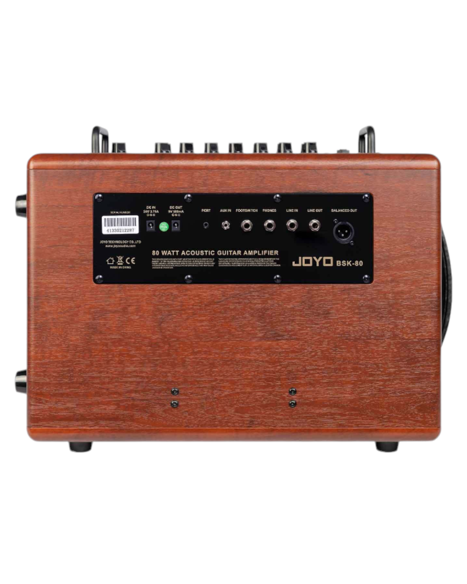 Joyo 80W Multifunctional Rechargeable Outdoor Guitar & Vocals Amp w/ Built-In Digital Effects and Included Footswitch - BSK80