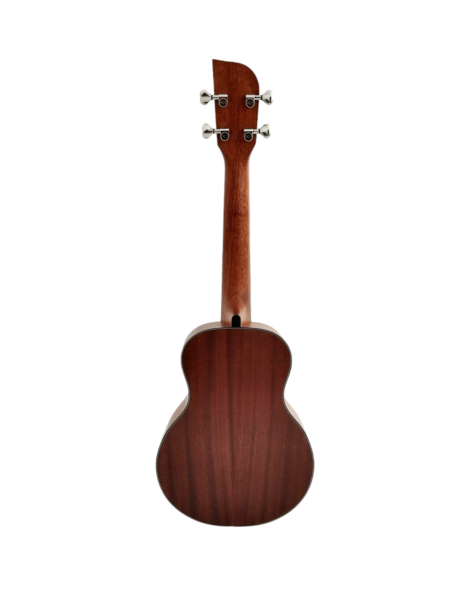 Leaf Series C100 All-Mahogany Concert Ukulele, Satin + 10mm Padded Gig Bag (Pink, Orange, Green)