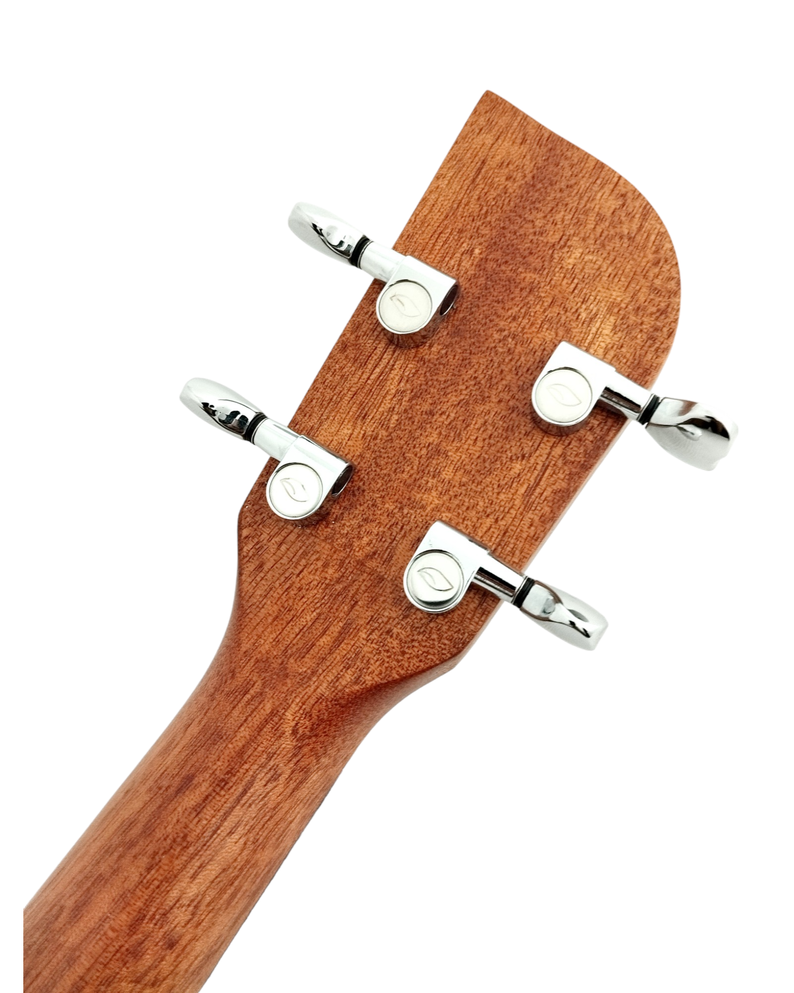 Leaf Series C100 All-Mahogany Concert Ukulele, Satin + 10mm Padded Gig Bag (Pink, Orange, Green)