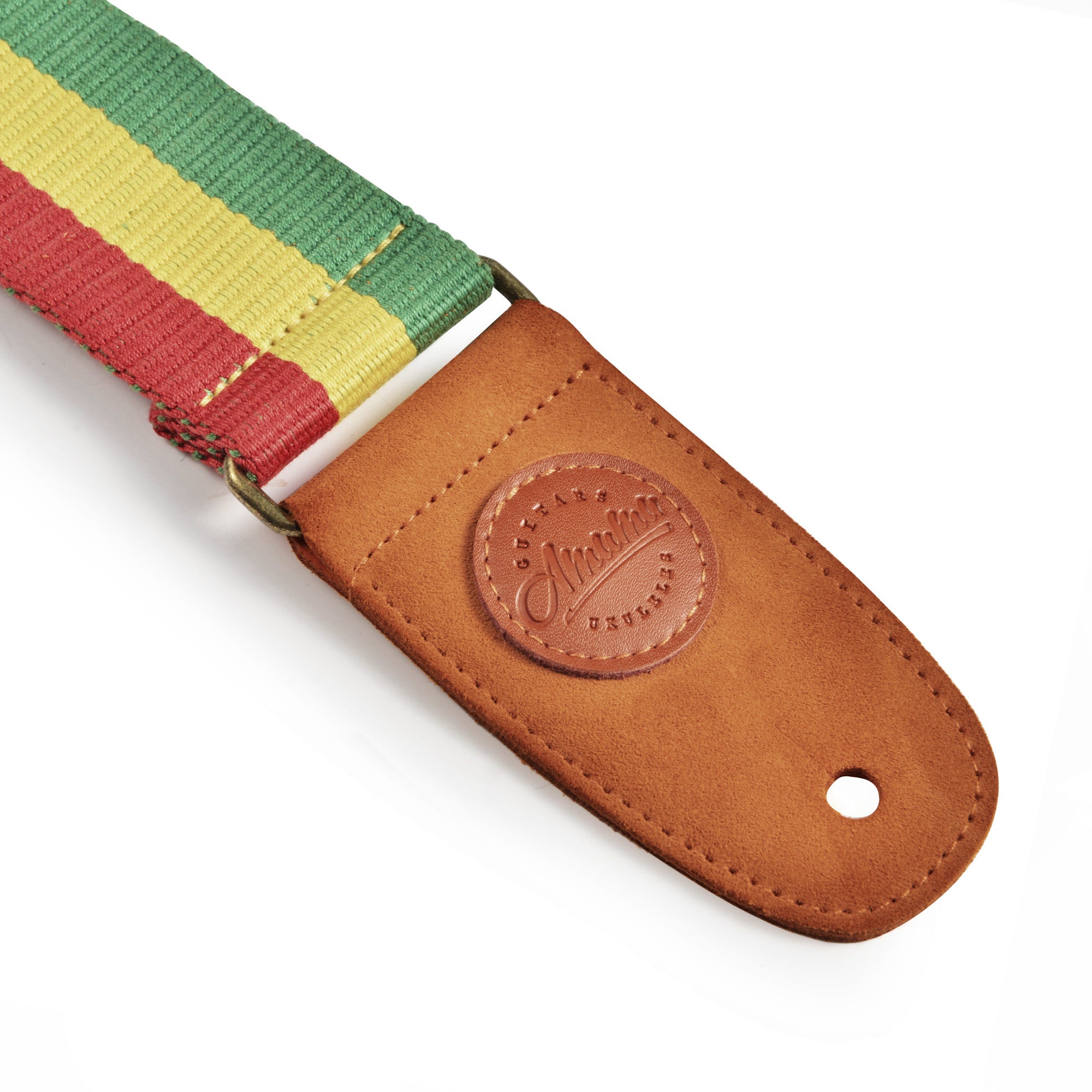 Amumu CO02WRG Reggae Guitar Strap Jamaica Rasta Cotton