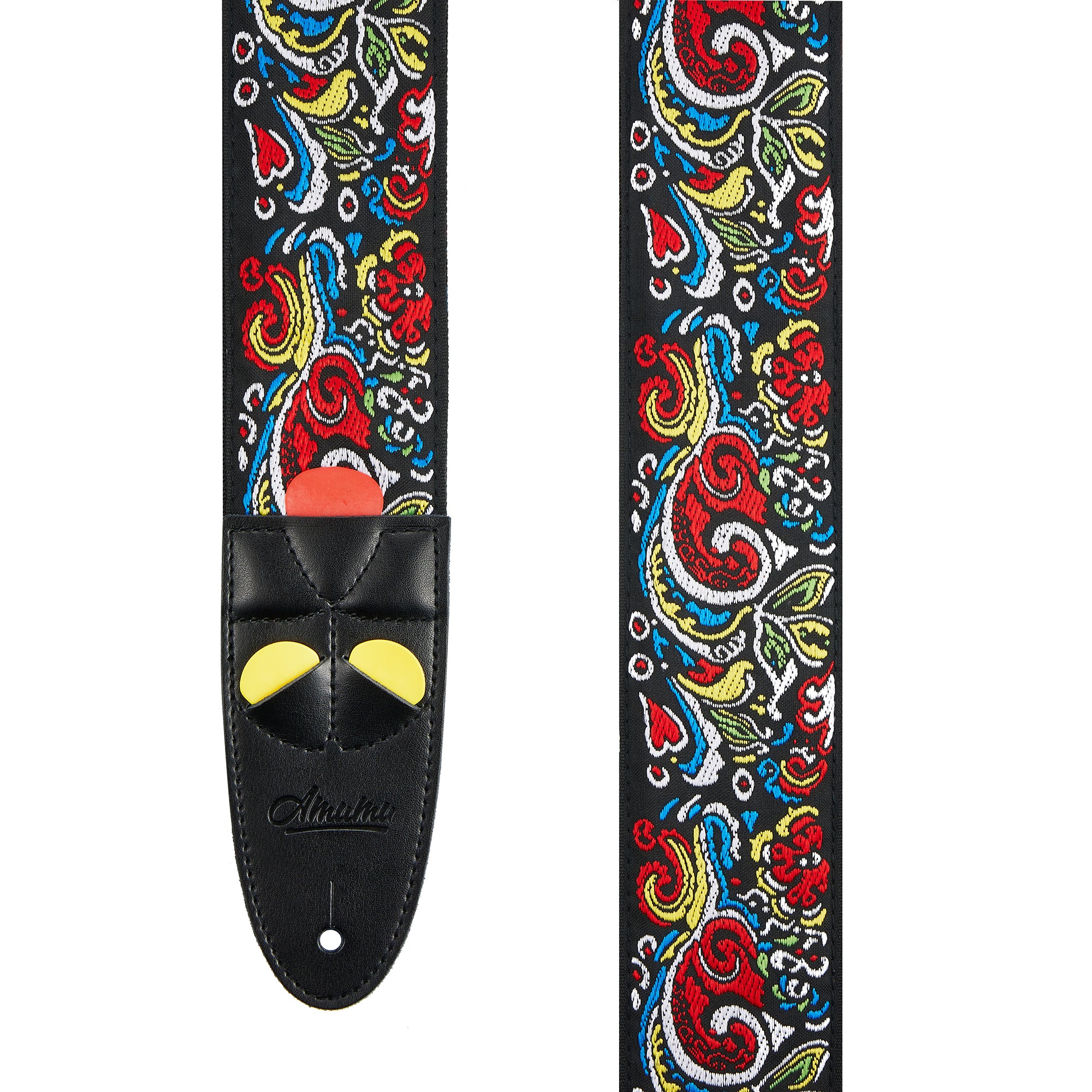 Amumu CO35J Love Flower Guitar Strap