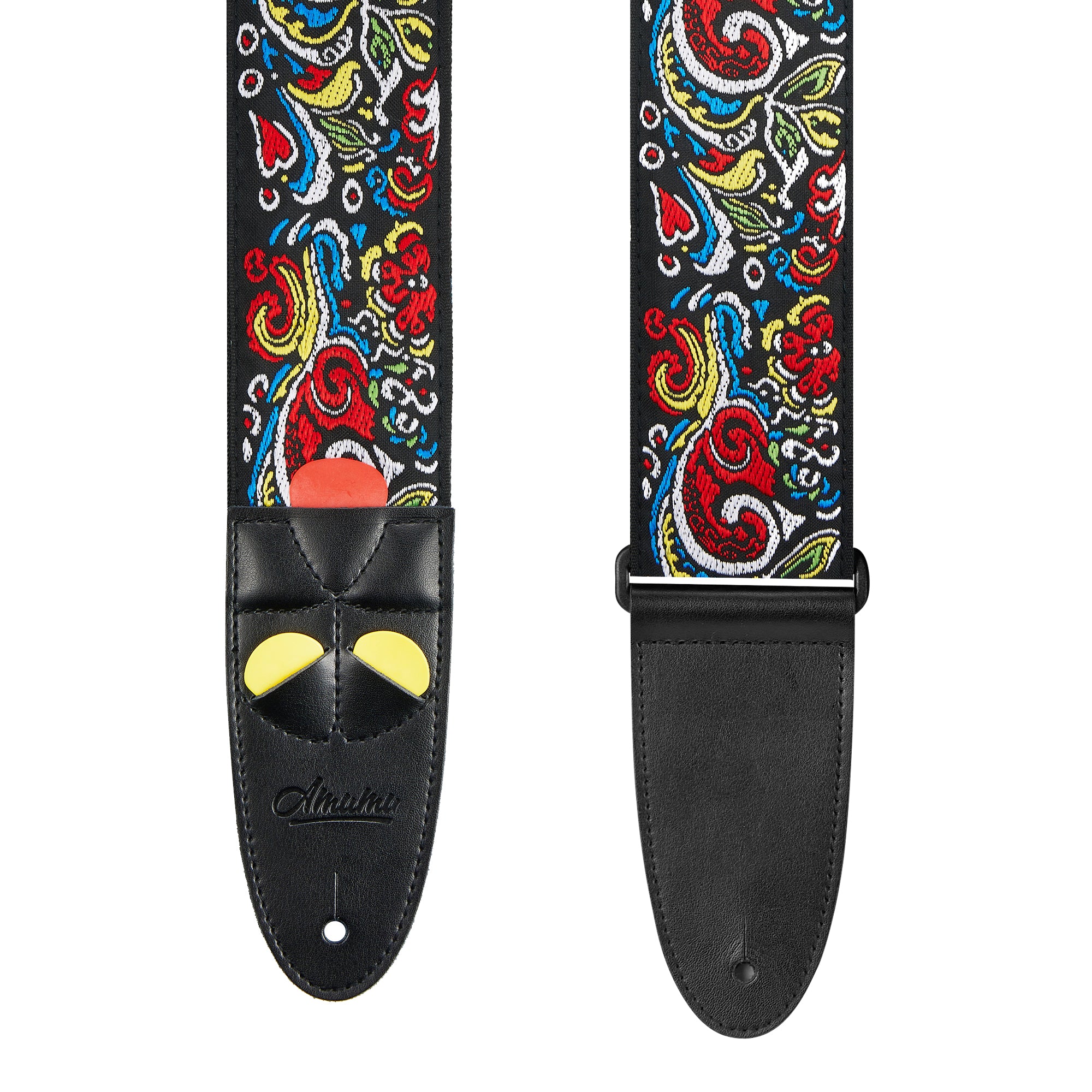 Amumu CO35J Love Flower Guitar Strap