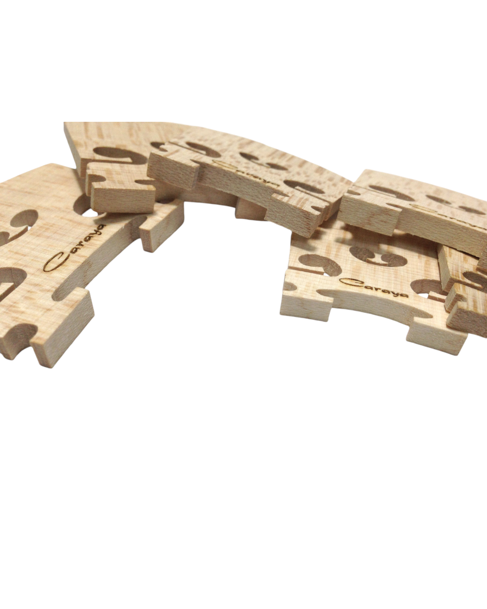 Caraya CVB06 Maple Wood Violin Bridge - 4/4, 3/4, 1/2, 1/4, 1/8, 1/16