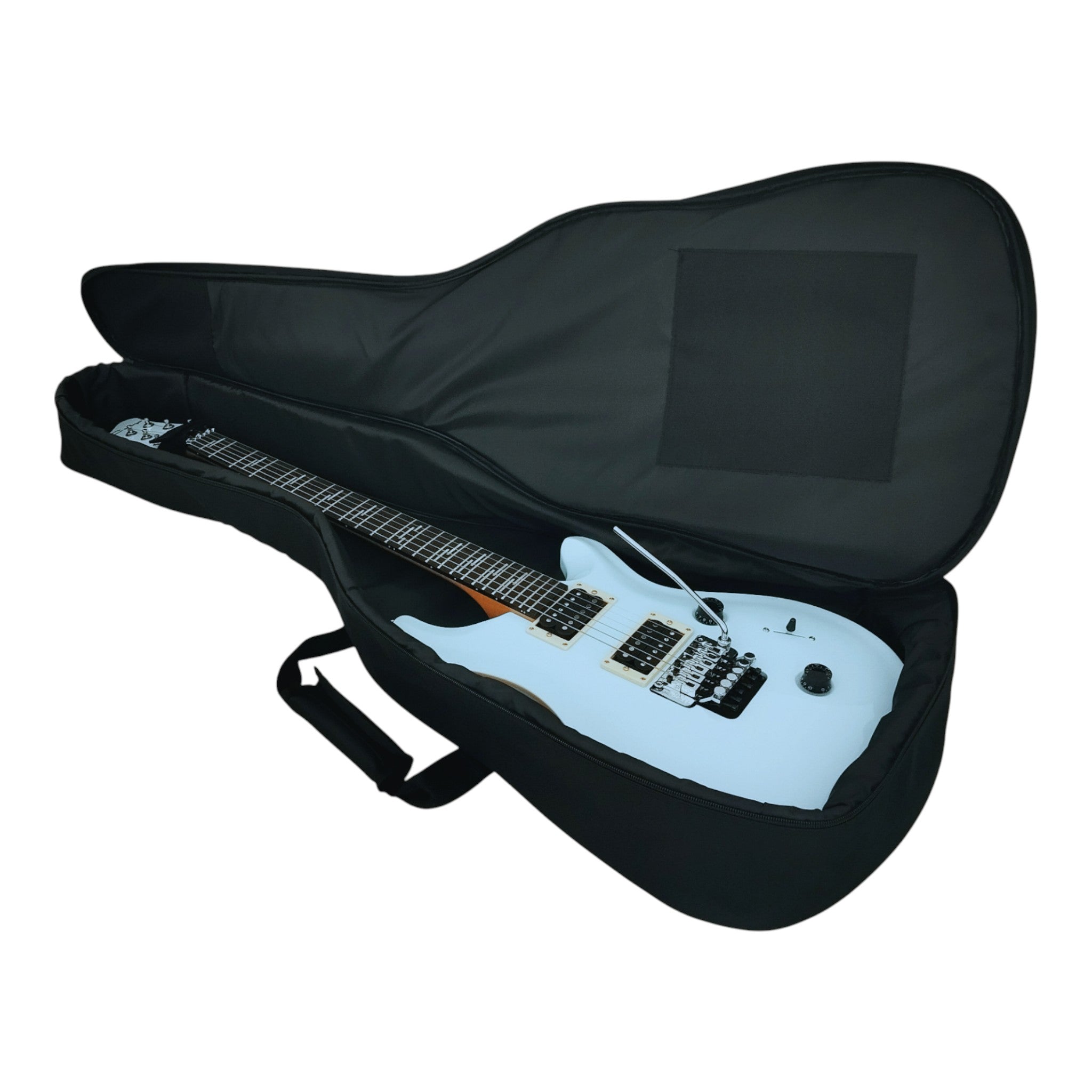 Caraya PRS24FR Light Blue Electric Guitar with Floyd Rose Bridge