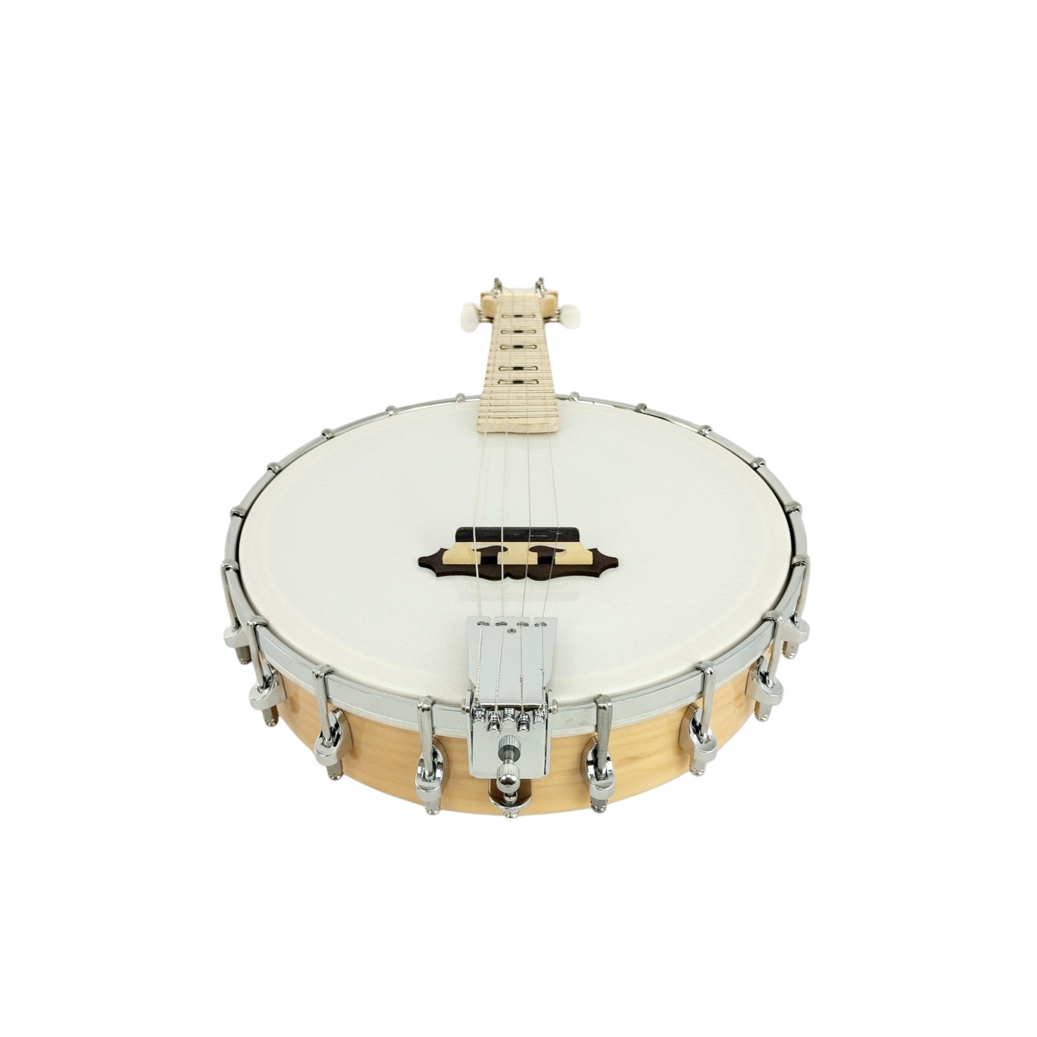 Caraya 17 Fret Tenor Banjo Natural BJ24 + Stand