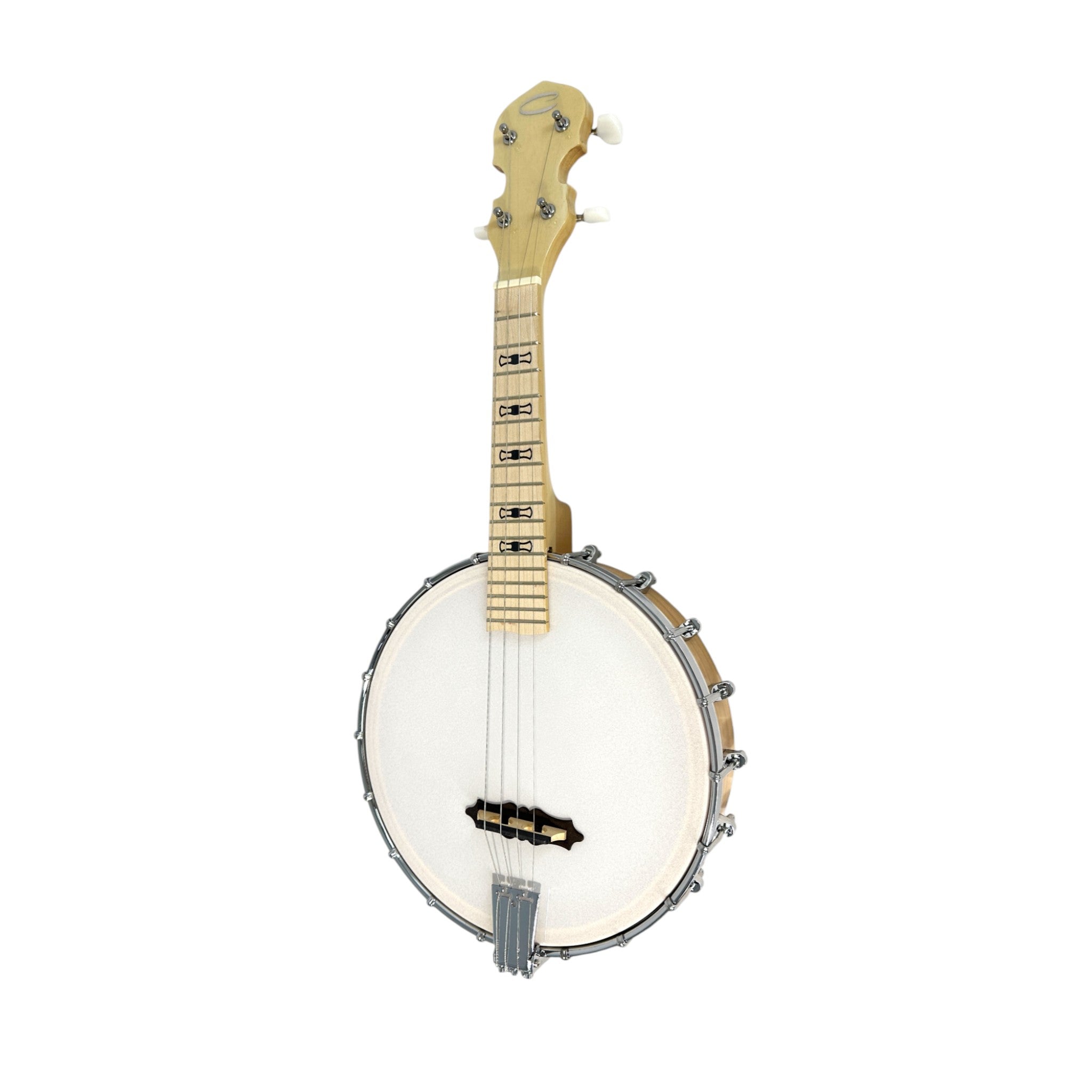 Caraya 17 Fret Tenor Banjo Natural BJ24 + Stand