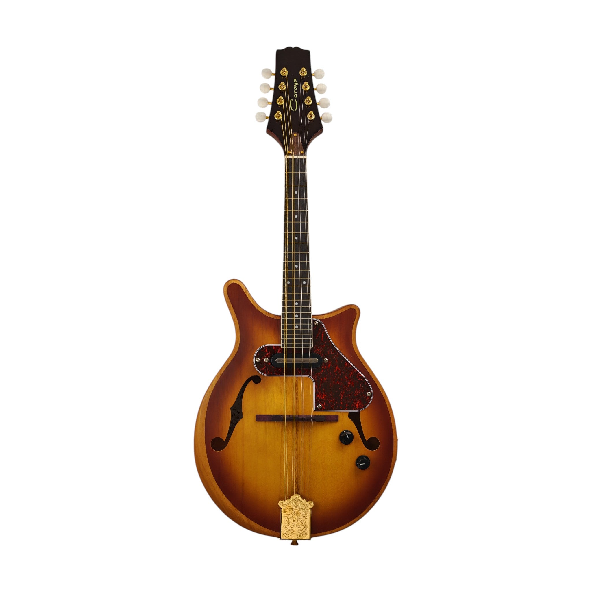 Caraya DMA40E Modernised Electric Mandolin - Sunburst