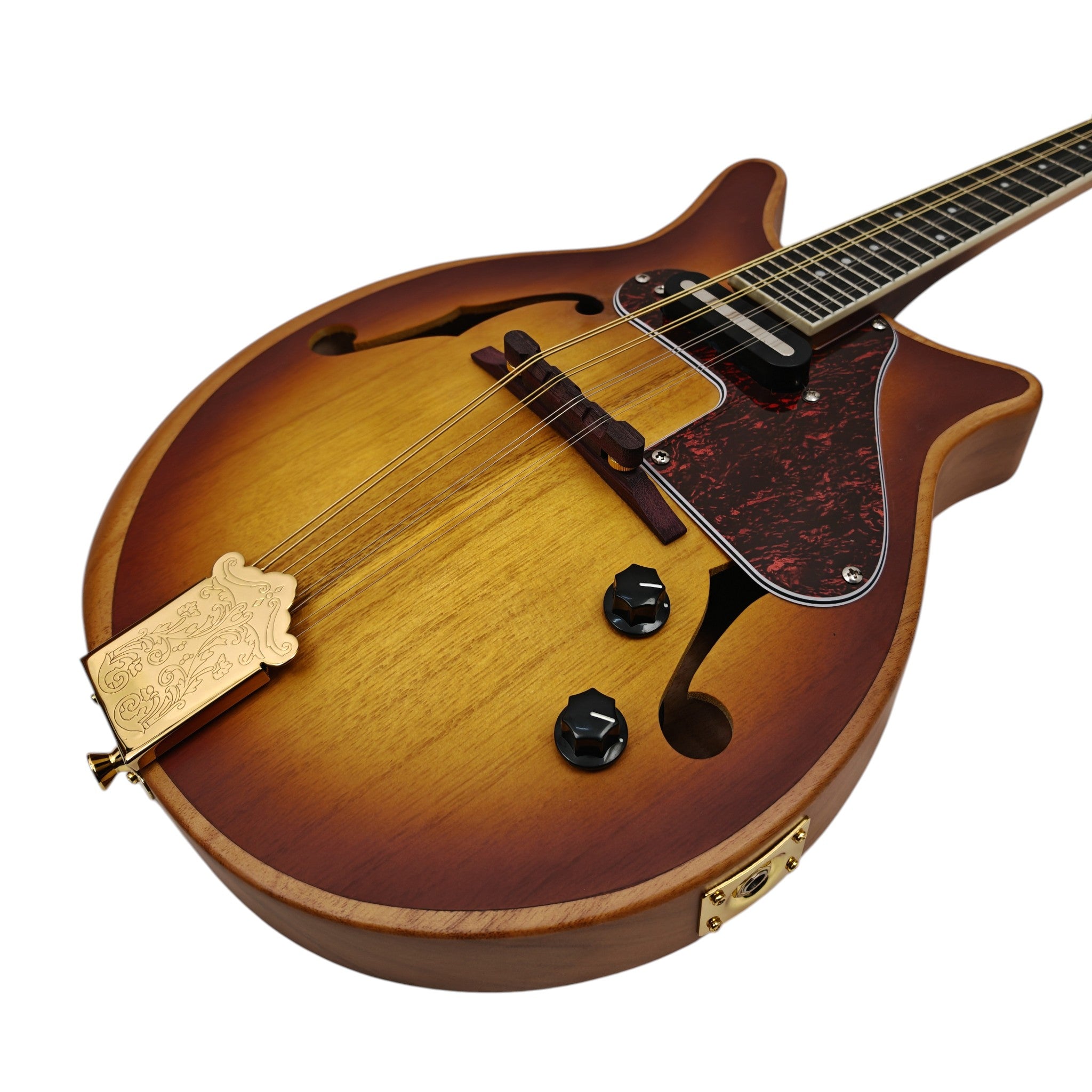 Caraya DMA40E Modernised Electric Mandolin - Sunburst