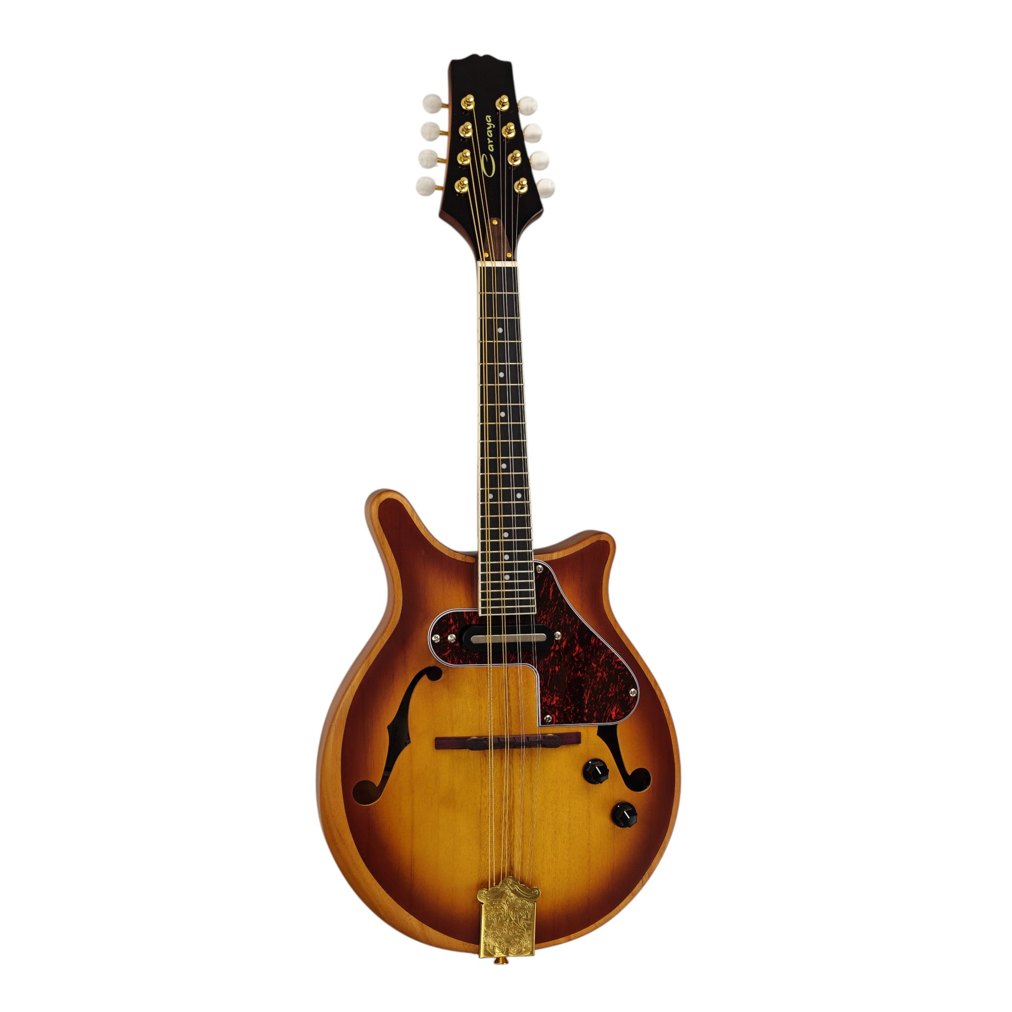 Caraya DMA40E Modernised Electric Mandolin - Sunburst