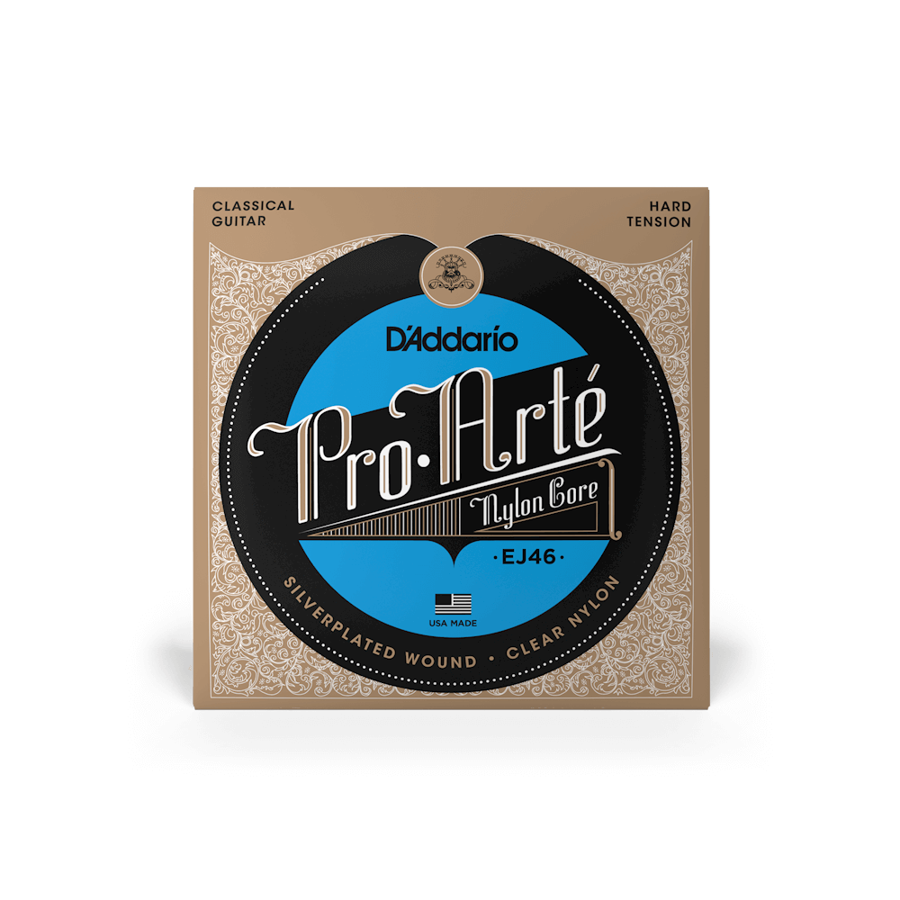 D’Addario 0285-044 Pro-Arte Nylon Classical Guitar Strings – Hard Tension (EJ46)