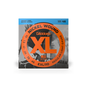 D’Addario 10-46 XL Nickel Wound Electric Guitar Strings – Regular Light (.010–.046) (EXL110)