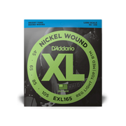 D’Addario 45-105 XL Nickel Bass Strings – Regular Light Top/Medium Bottom, Long Scale (EXL165)