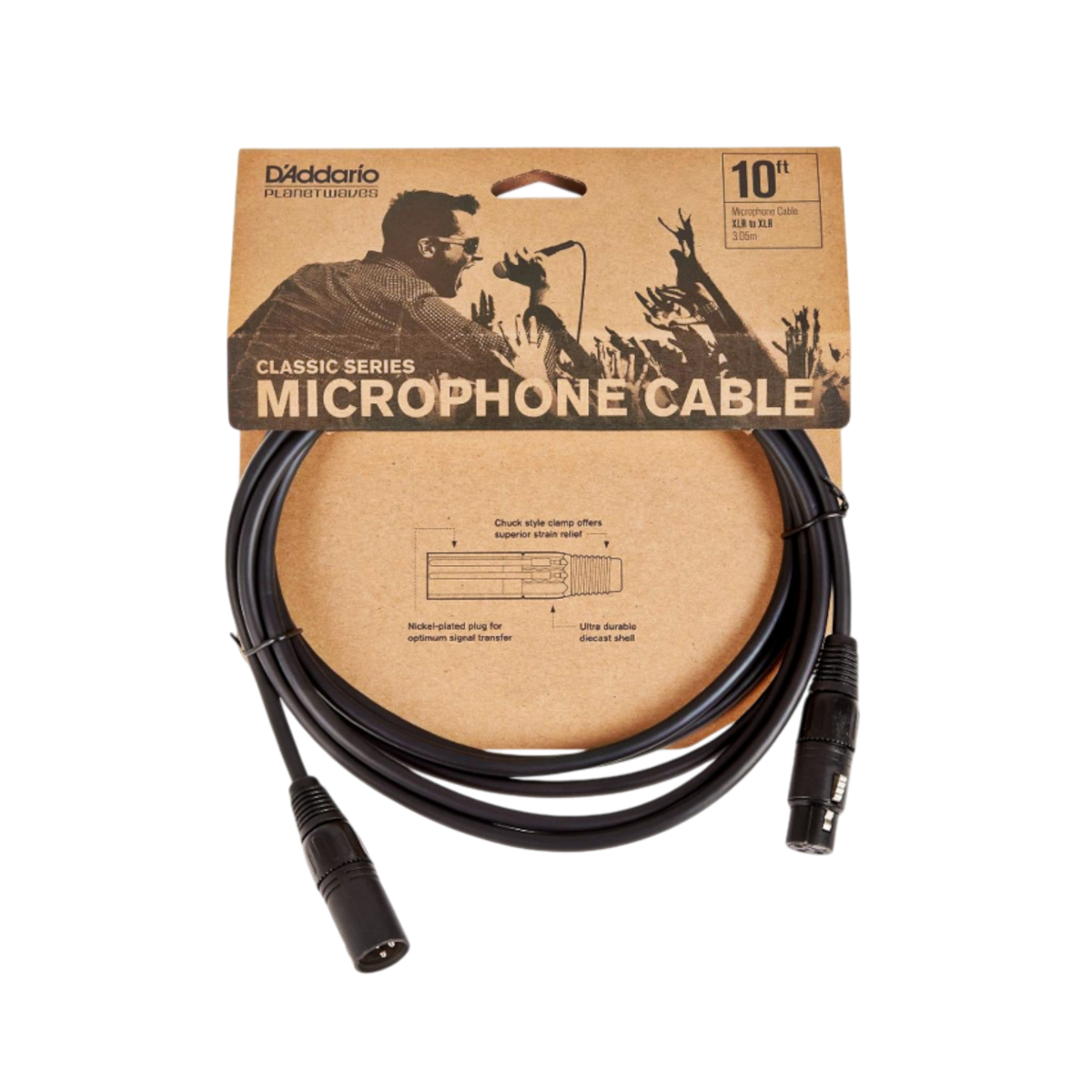 D'Addario Classic Series XLR Microphone Cable