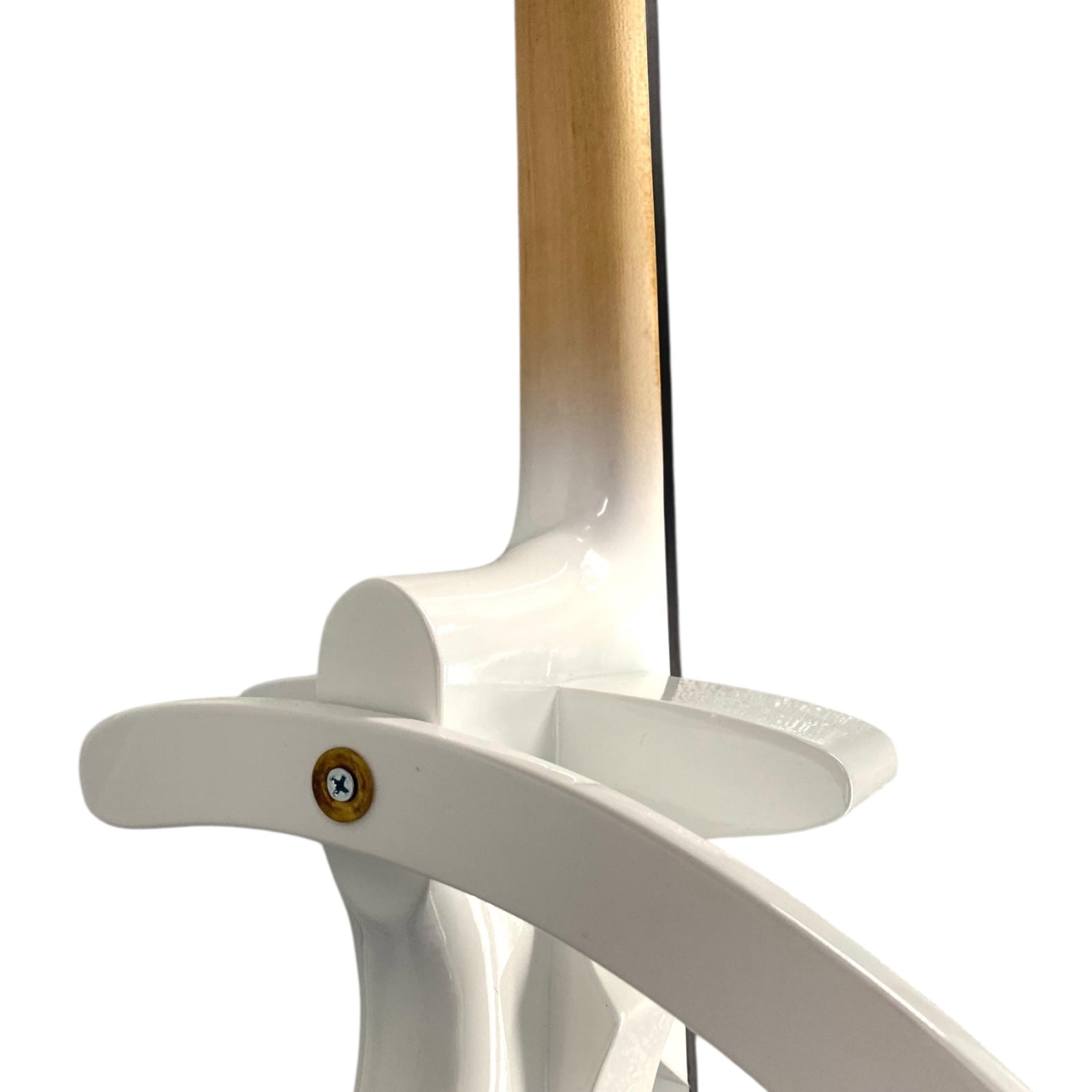 Symphony EC02WH Foldable Hand-Carved Solid Catalpa Electric Cello Outfit in Gloss White