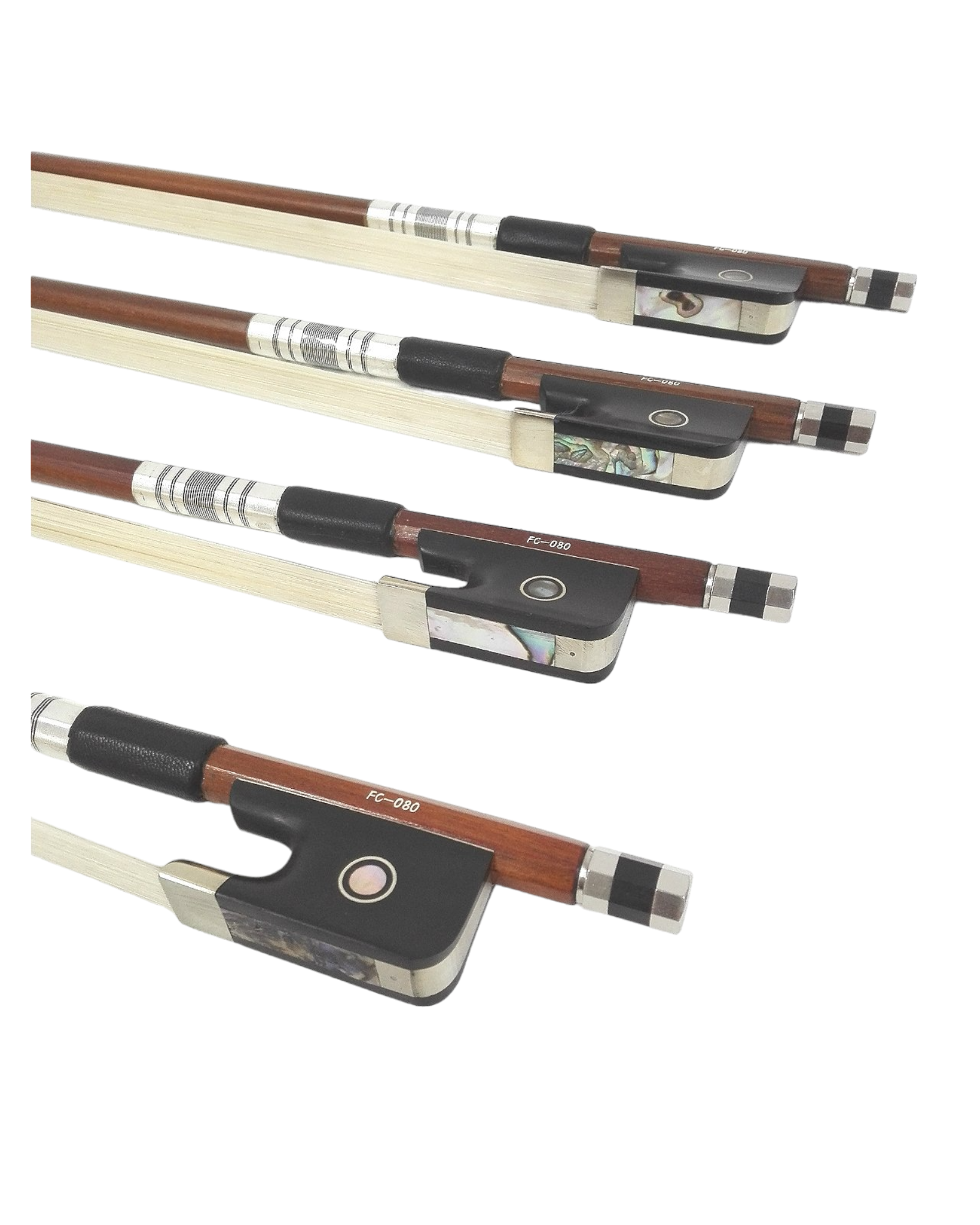 Symphony FC080 1/2 Size Cello Bow, Brazil-wood, Round Stick, Real Horse Hair