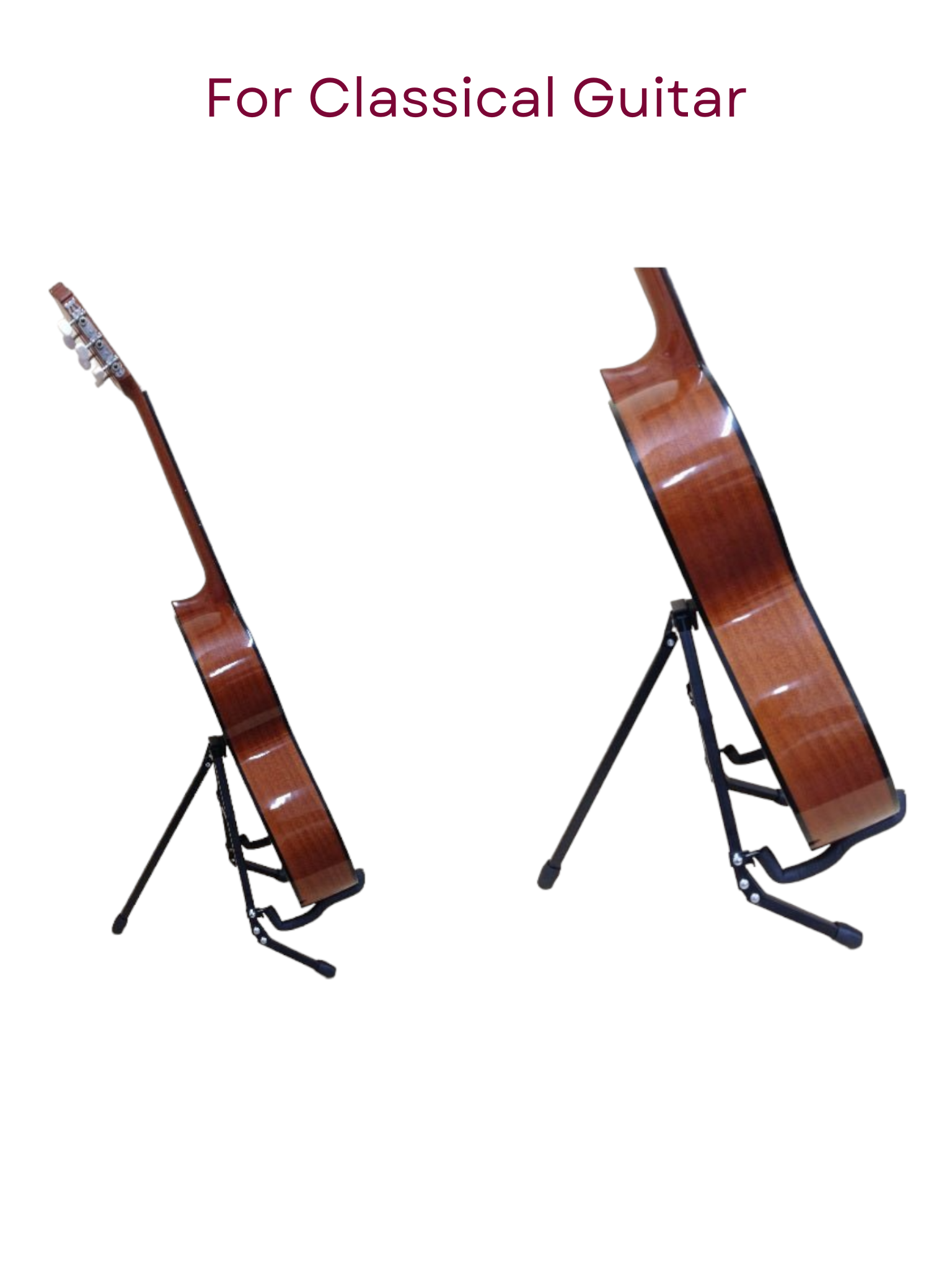 Haze HJGS8 Simple Collapsible Guitar Stand, Light-Weight