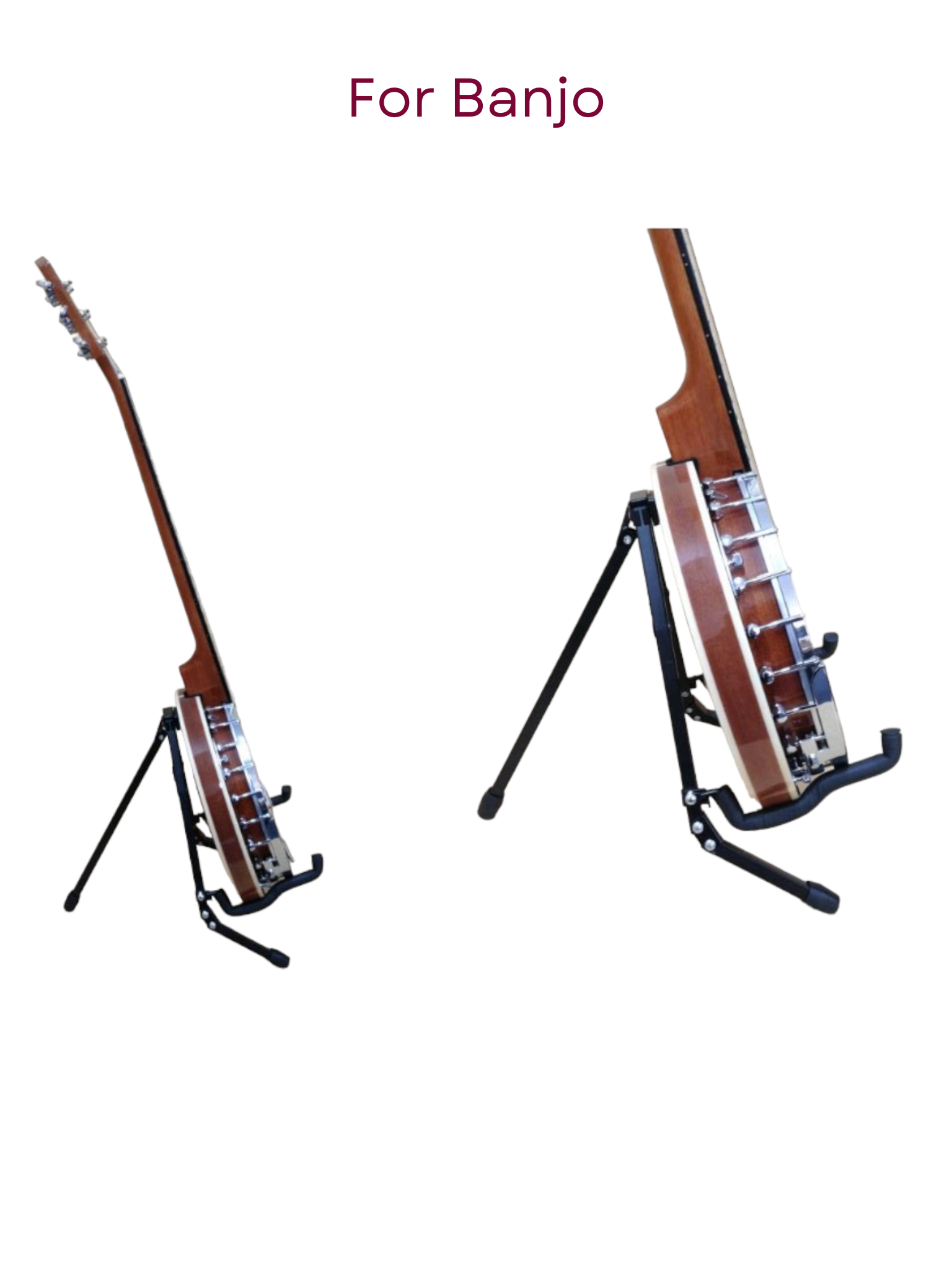 Haze HJGS8 Simple Collapsible Guitar Stand, Light-Weight