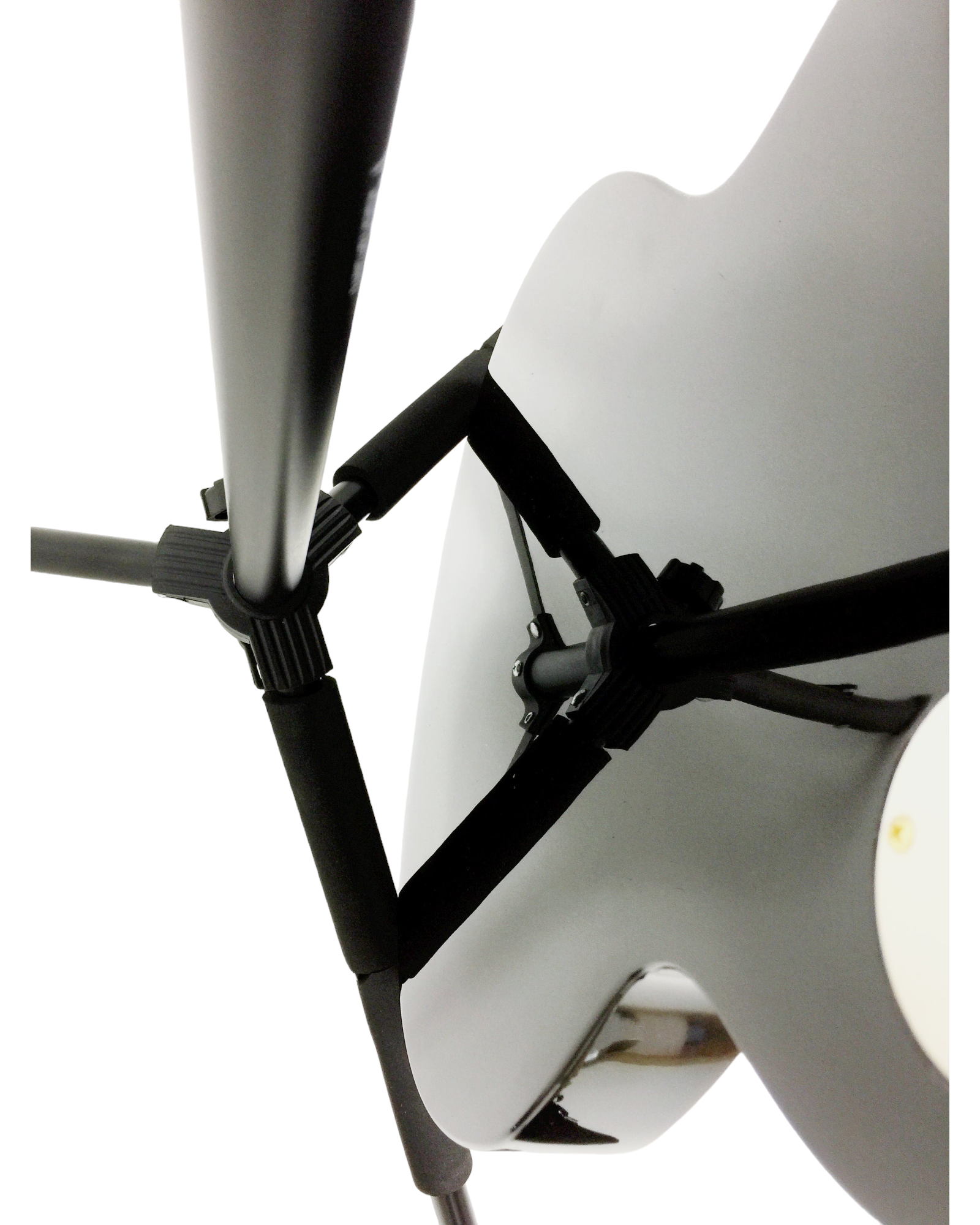 Haze HJGSL1B Guitar Stand, Height-Adjustable, Gravity Locking Design