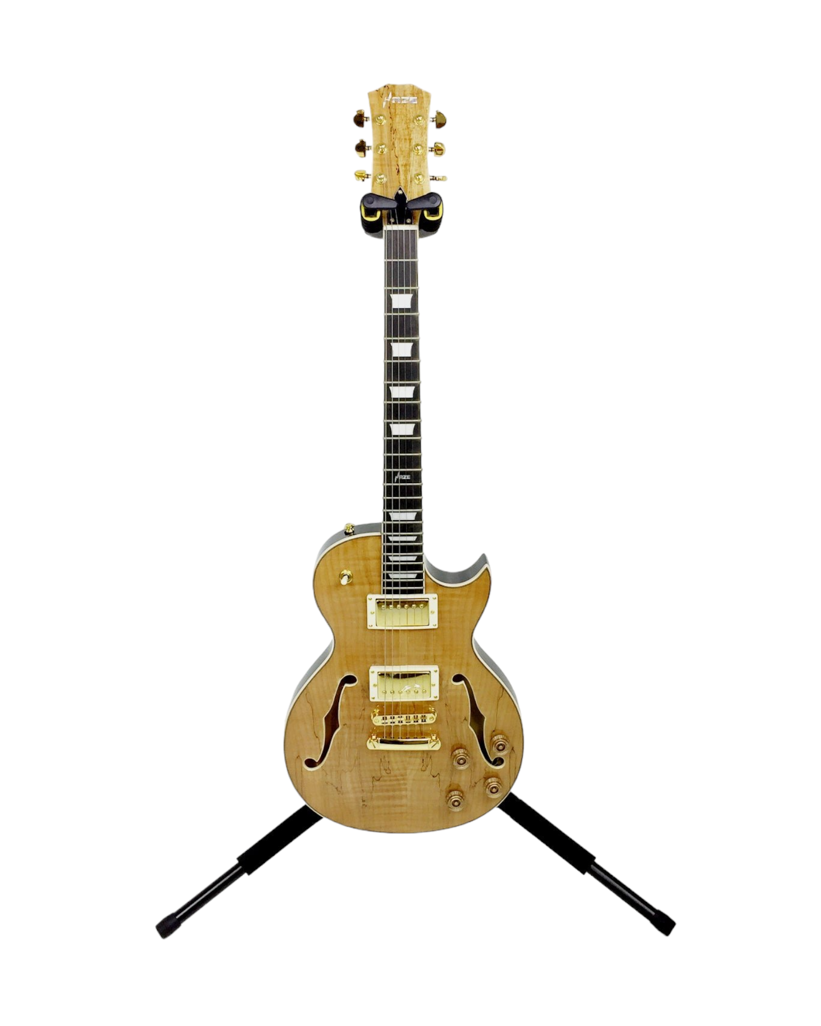 Haze HJGSL1B Guitar Stand, Height-Adjustable, Gravity Locking Design