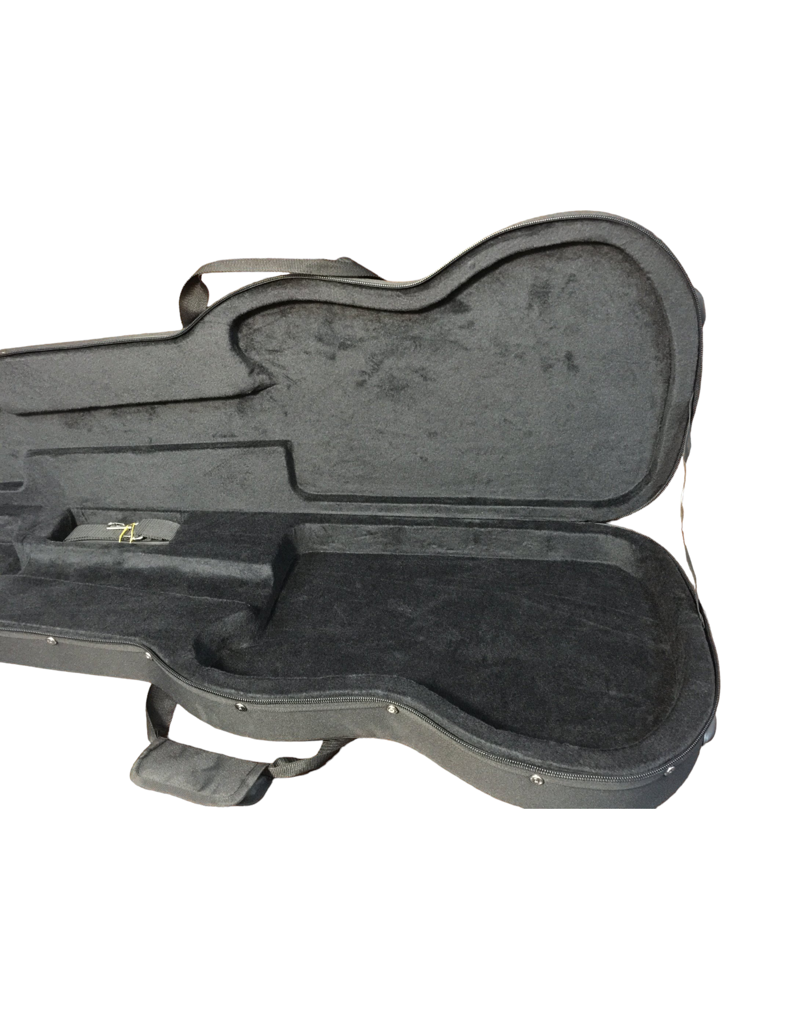 Haze E10B Ultra-Lightweight Electric Bass Guitar Hard Foam Case - Double Straps, Black