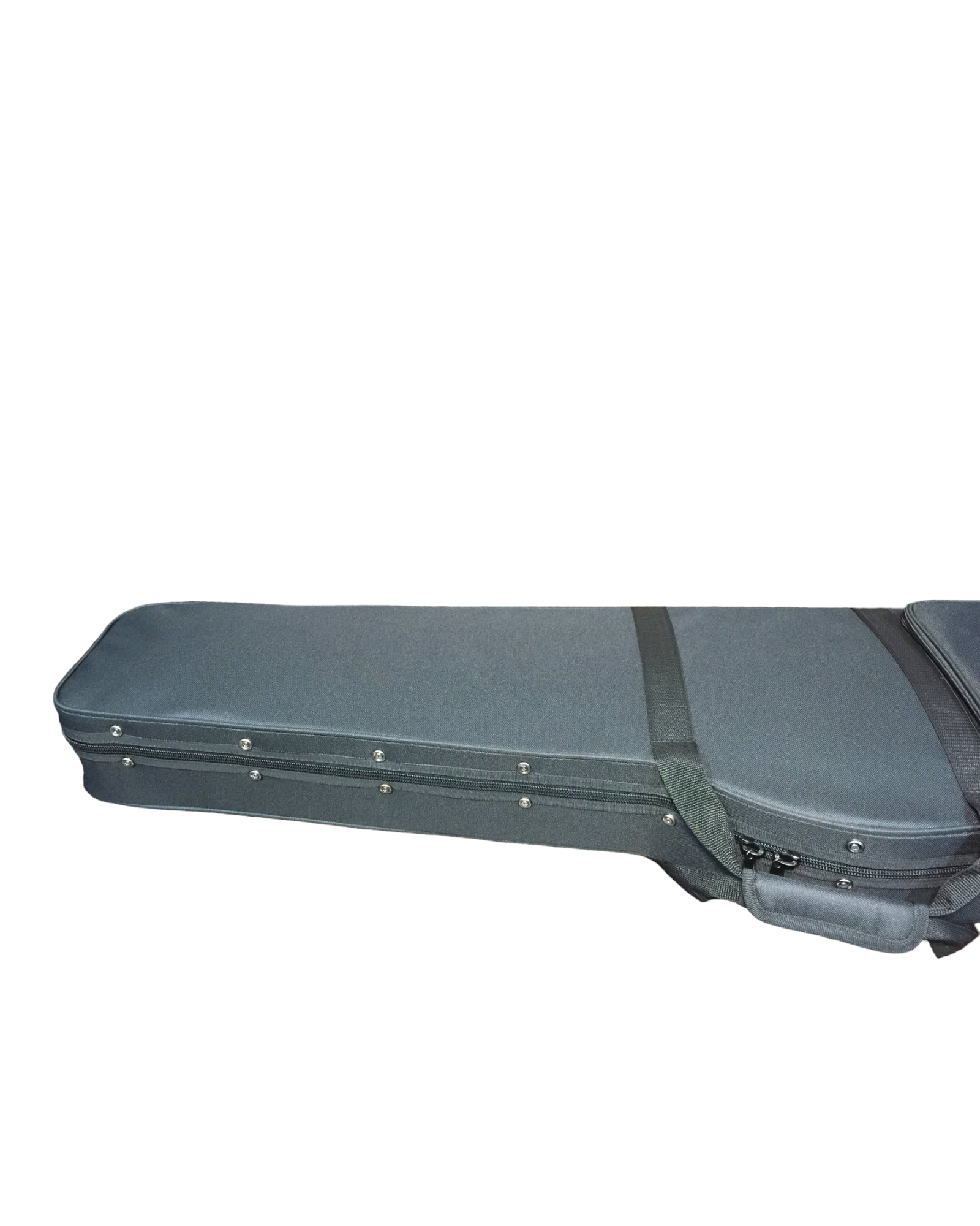 Haze E10B Ultra-Lightweight Electric Bass Guitar Hard Foam Case - Double Straps, Black