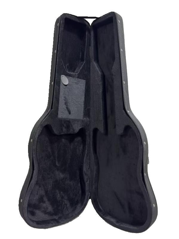 Haze E10 ST/TL Electric Guitar Ultra-Lightweight Hard Foam Case - Backpack Straps, Black