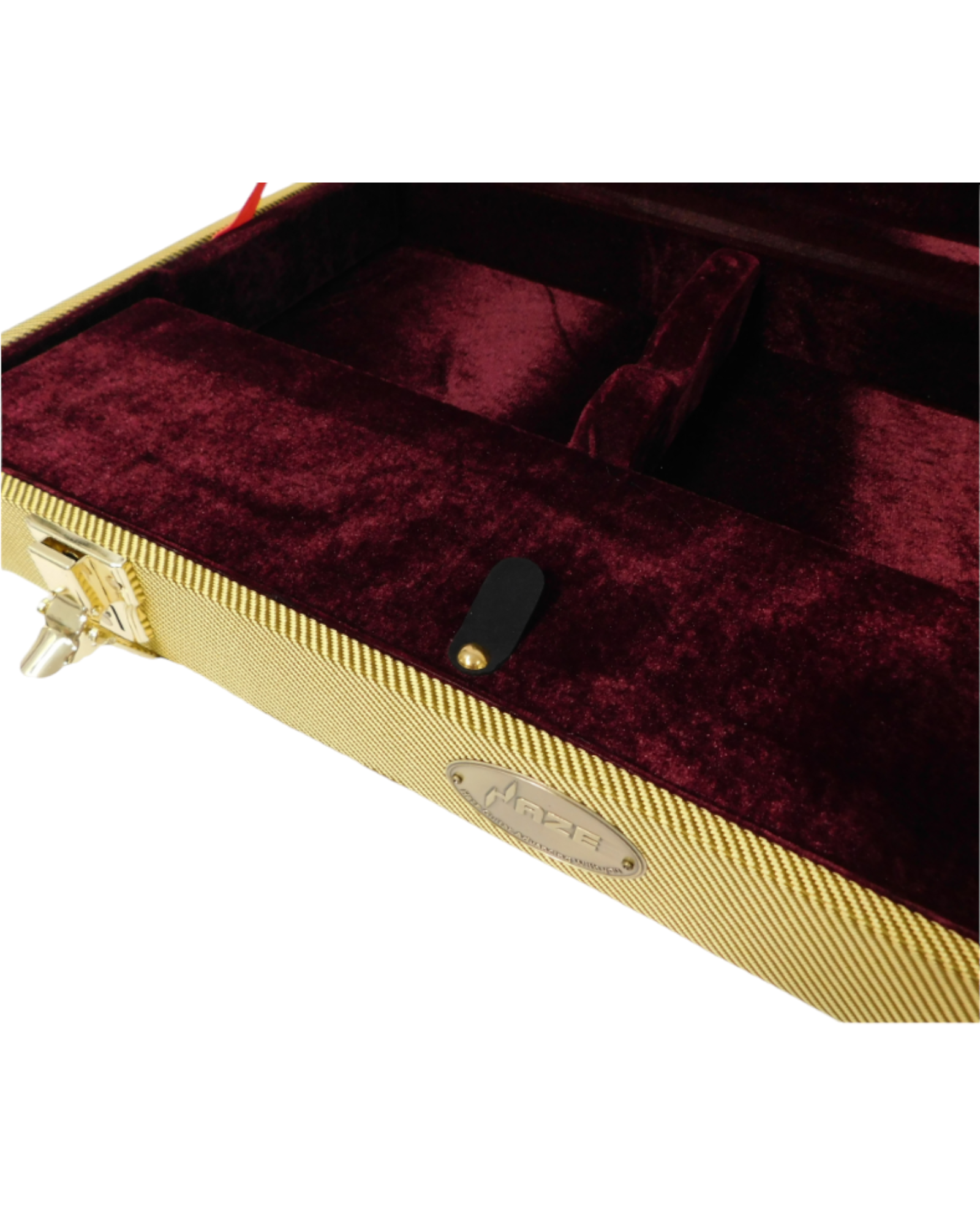 Haze 40STBY TL/ST Electric Guitar Hard Case - Lockable, Tweed, HPAG19040STBY