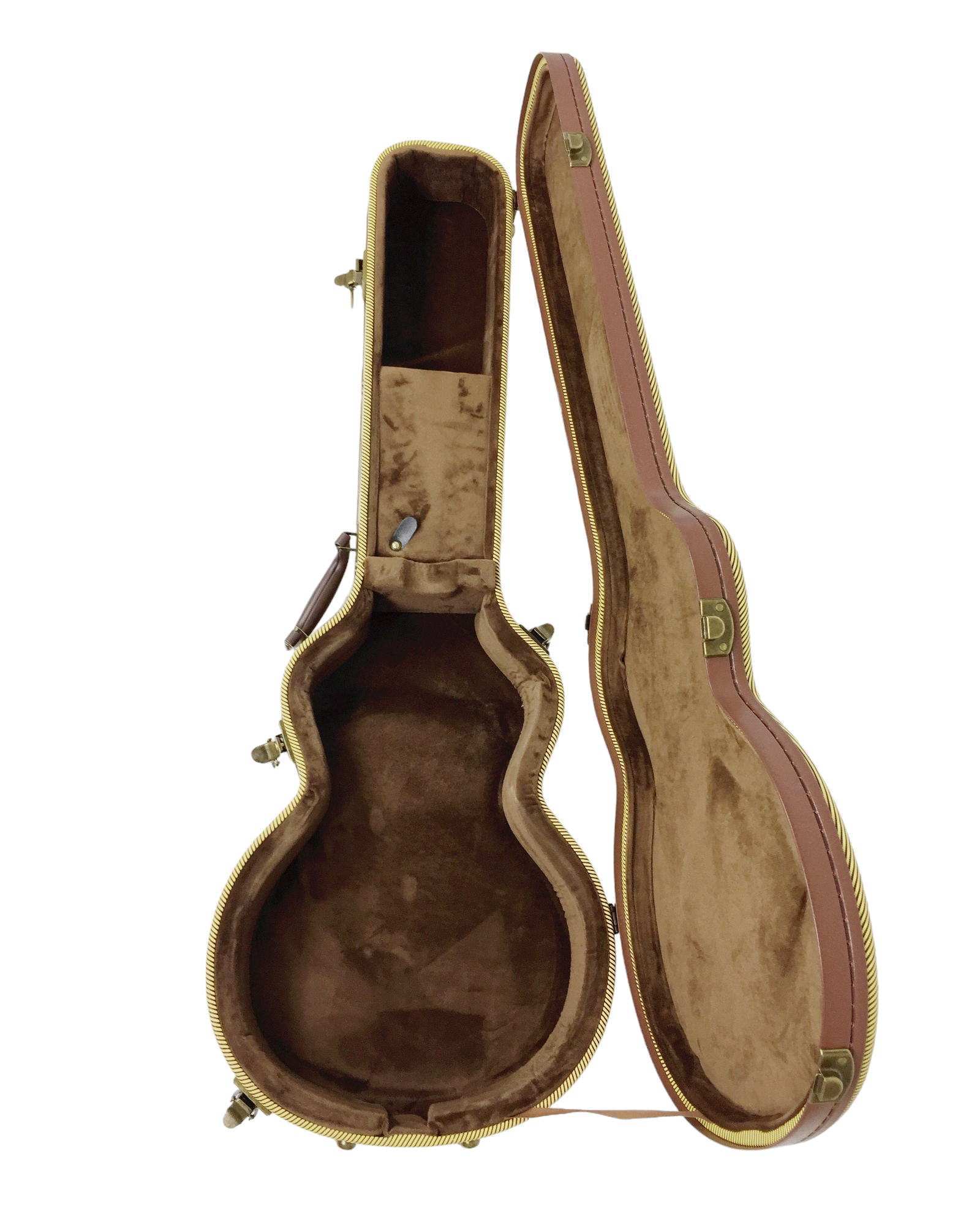 Haze 50LPY LP Electric Guitar Hard Case - Lockable, Tweed