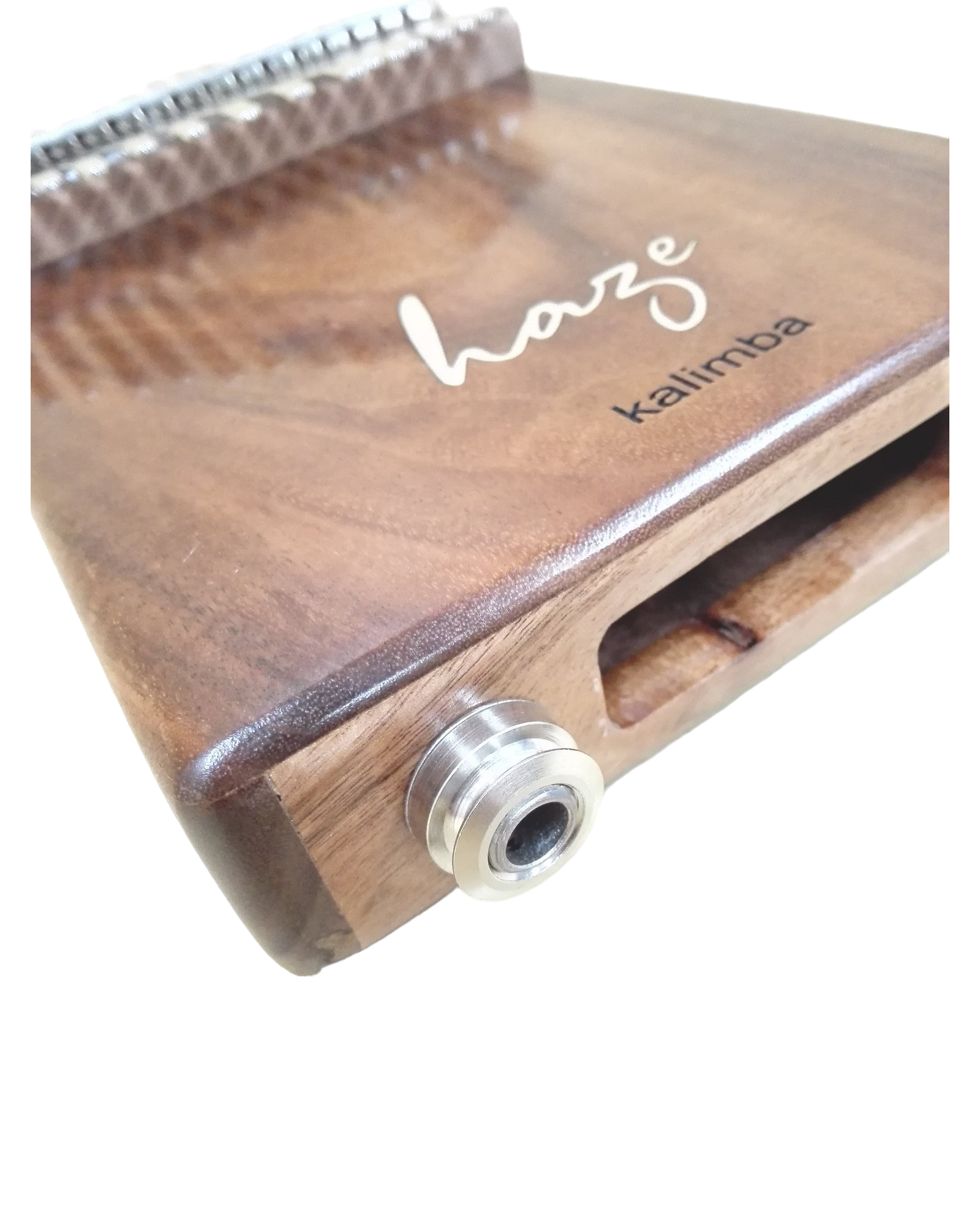 Haze HSH01EA 17-Key Solid Acacia Kalimba w/Pickup